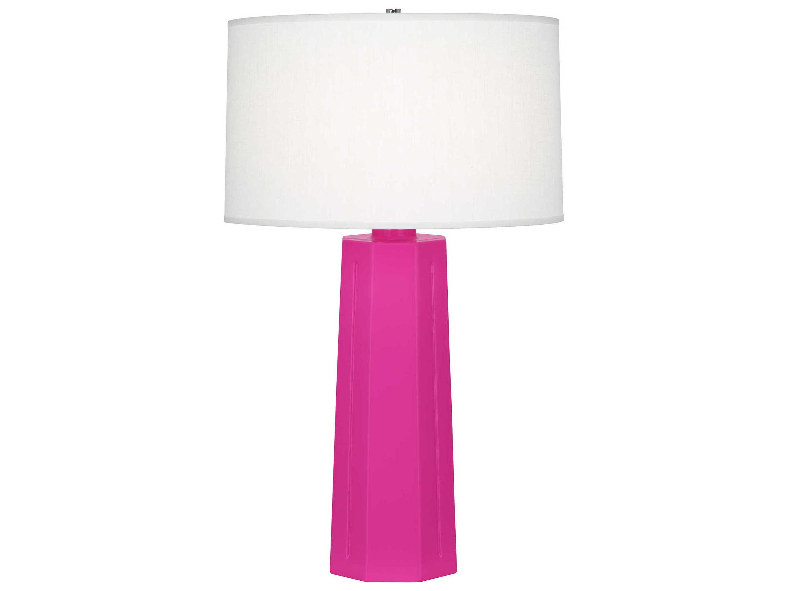 Robert Abbey Mason Razzle Rose Glazed Pink Buffet Lamp