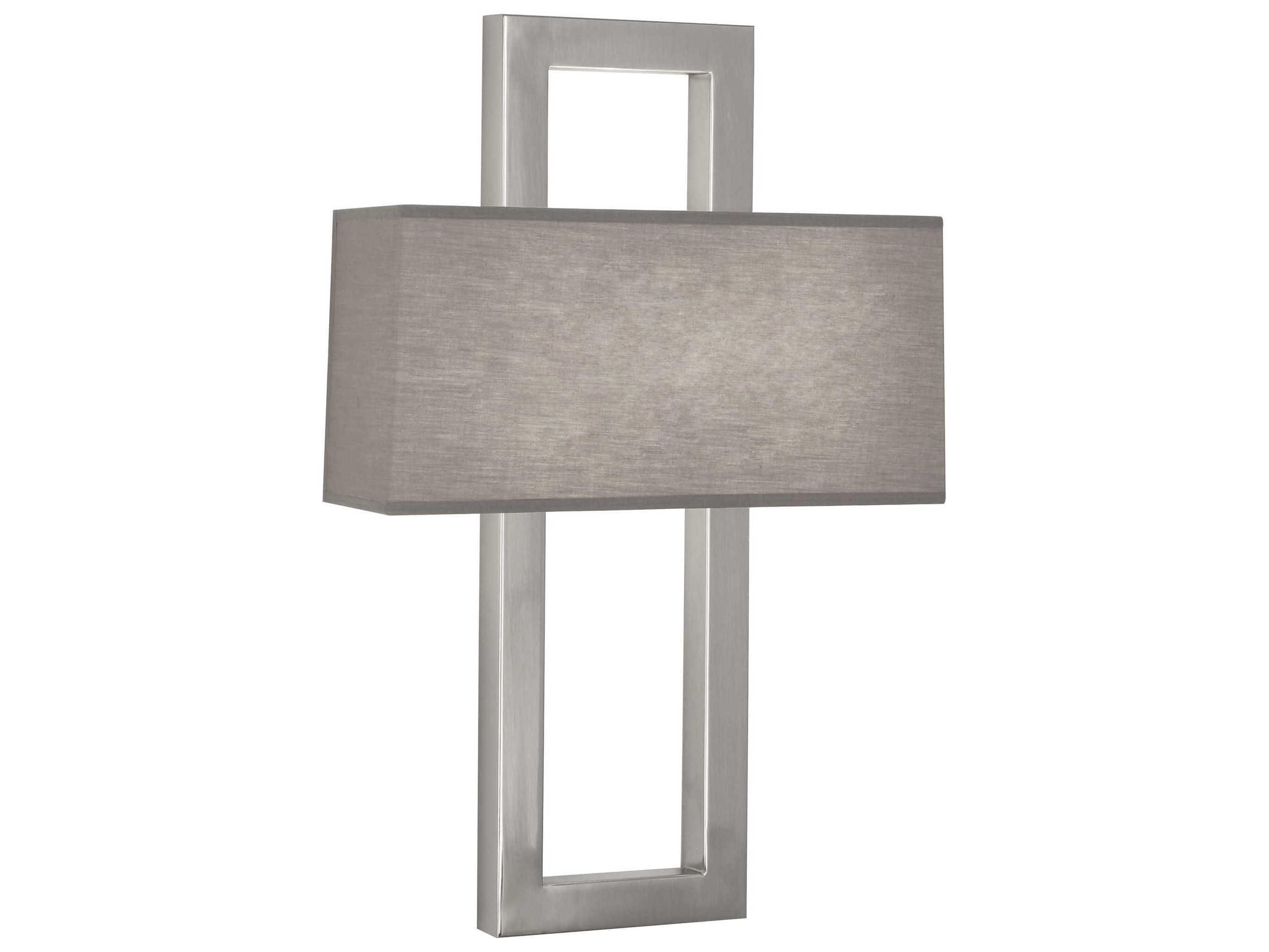 Robert Abbey Doughnut 2-Light Antique Silver Wall Sconce