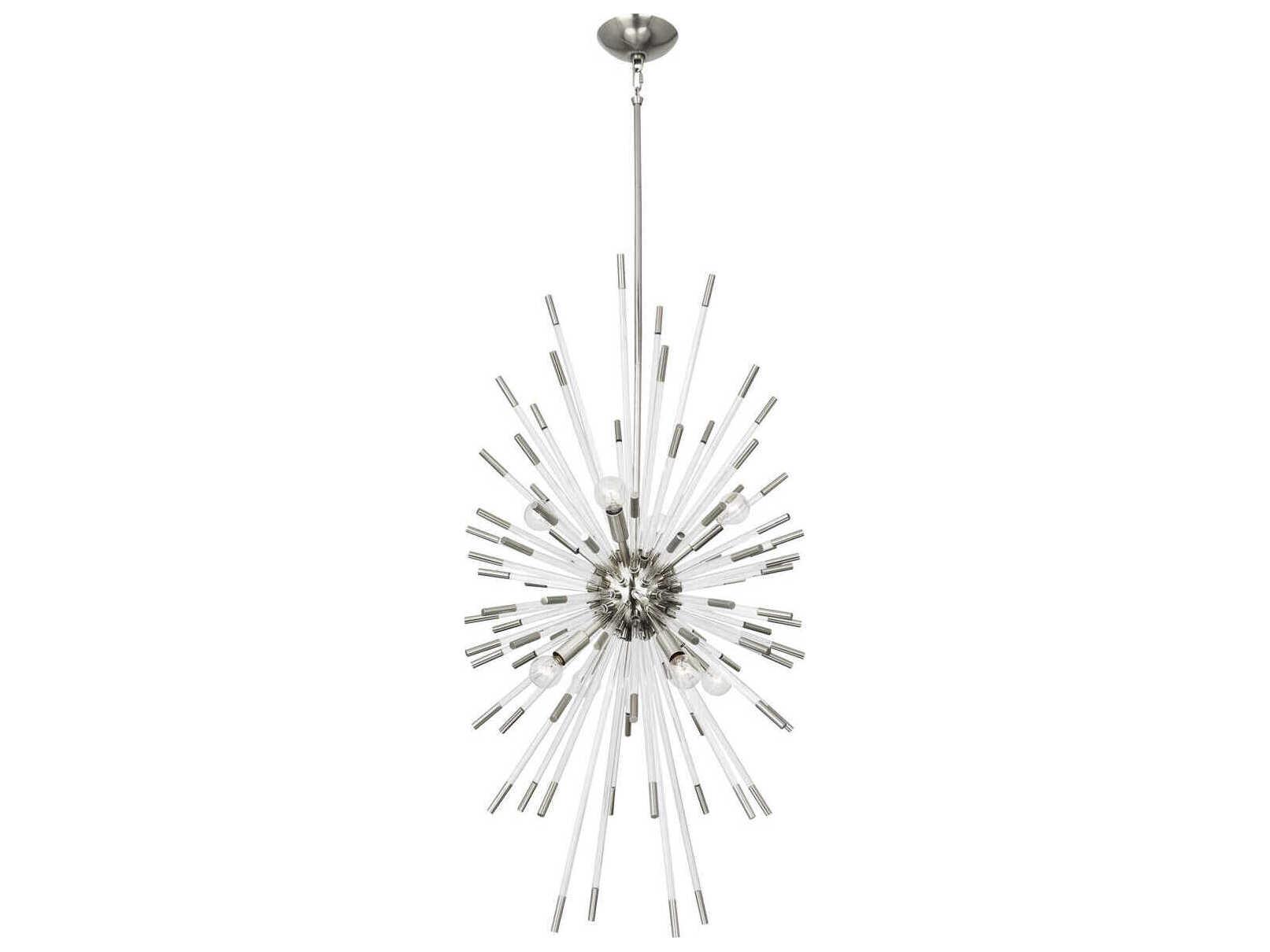 Robert Abbey Andromeda 8-Light Polished Nickel Sputnik Pendant