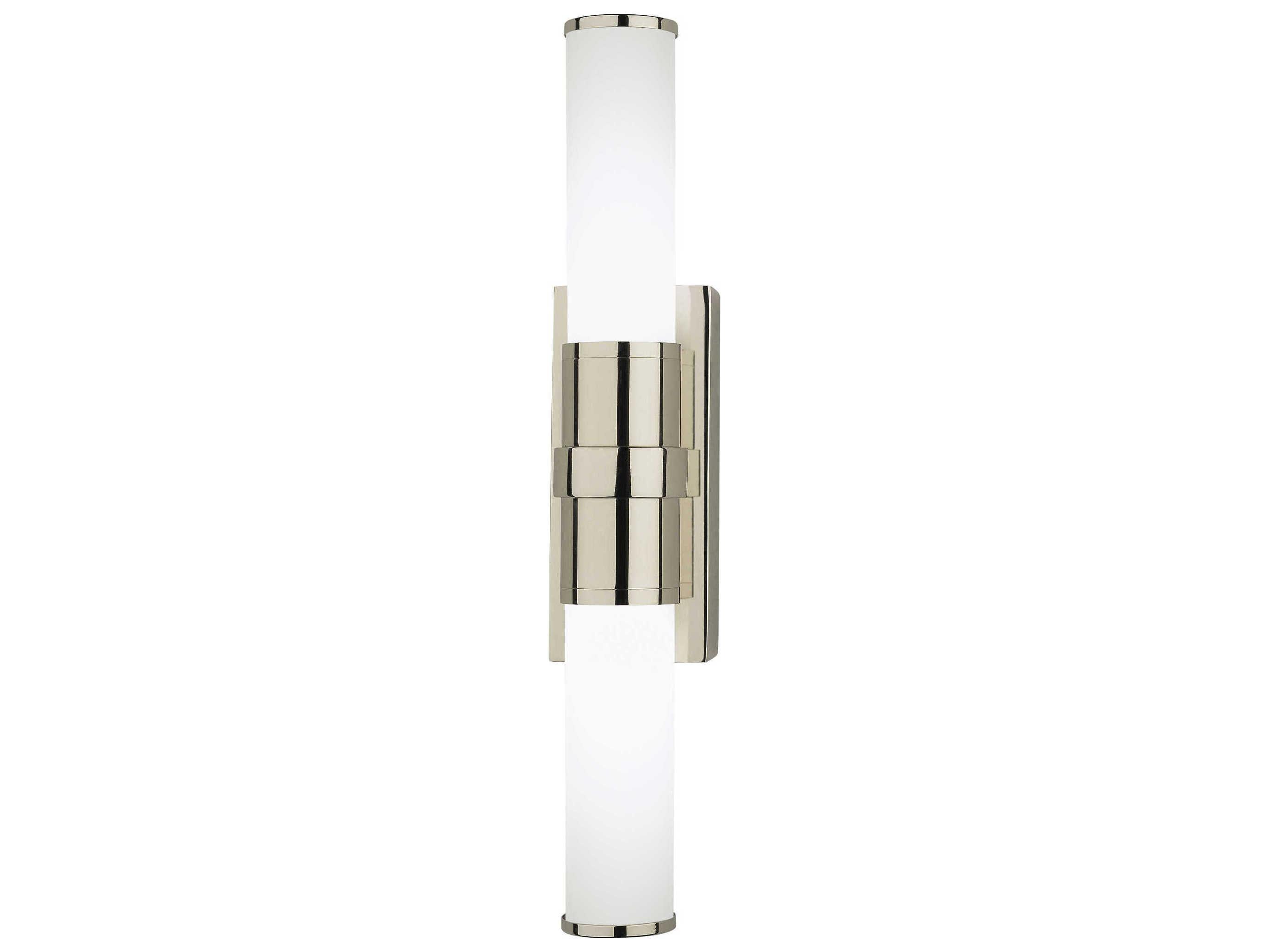 Robert Abbey Roderick 2-Light Polished Nickel Wall Sconce