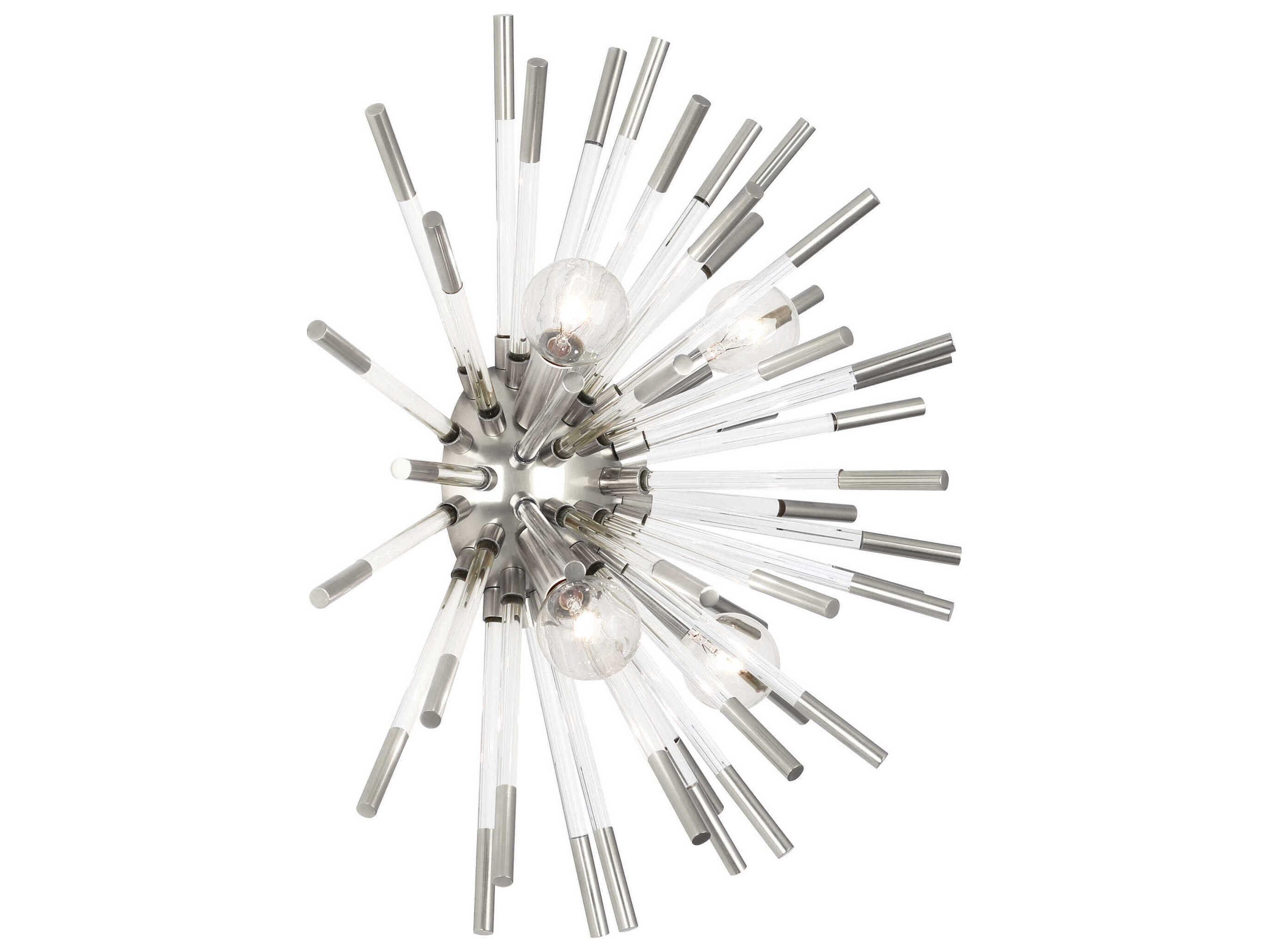 Robert Abbey Andromeda 4-Light Polished Nickel Wall Sconce