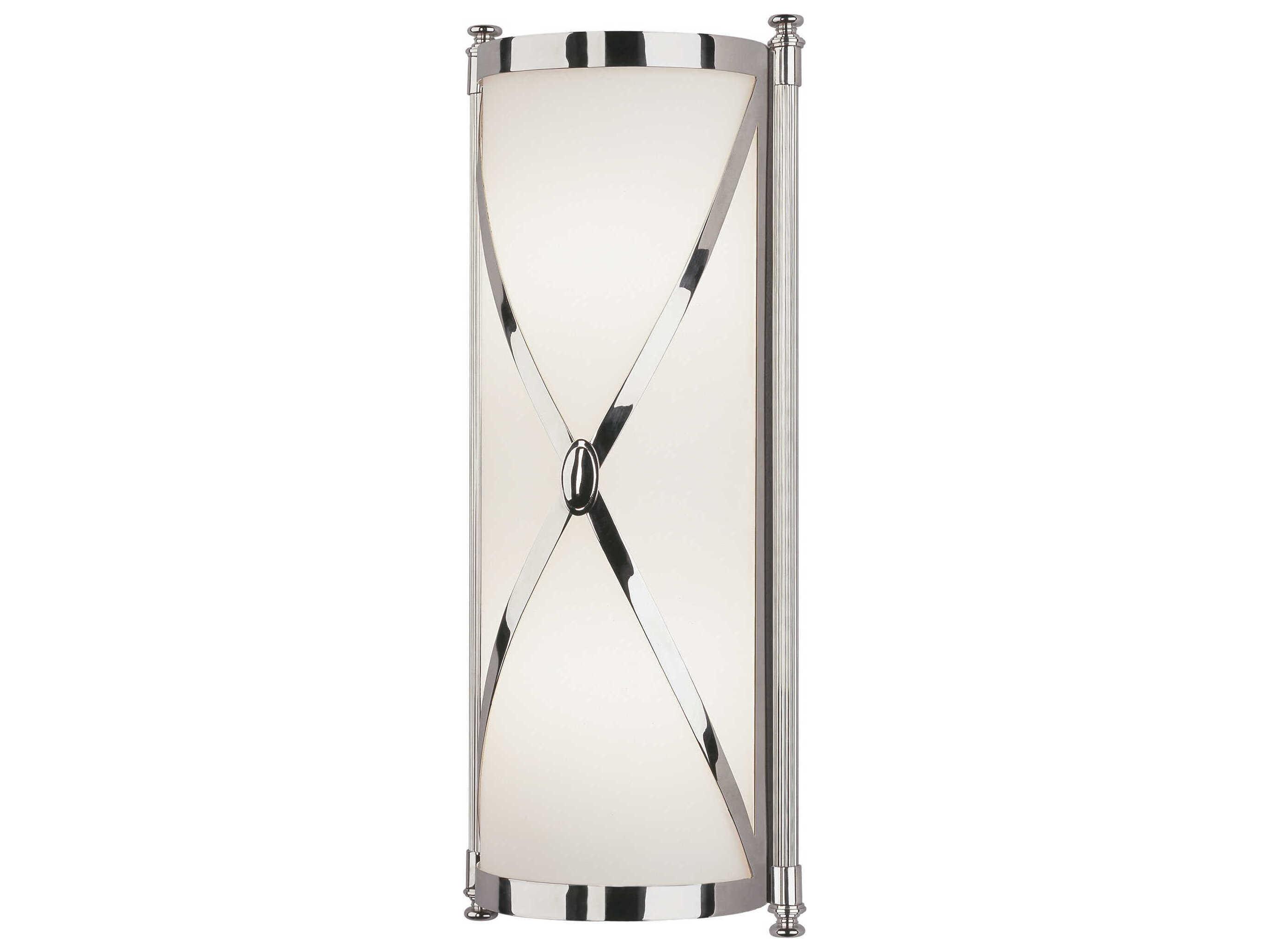 Robert Abbey Chase 2-Light Polished Nickel Wall Sconce