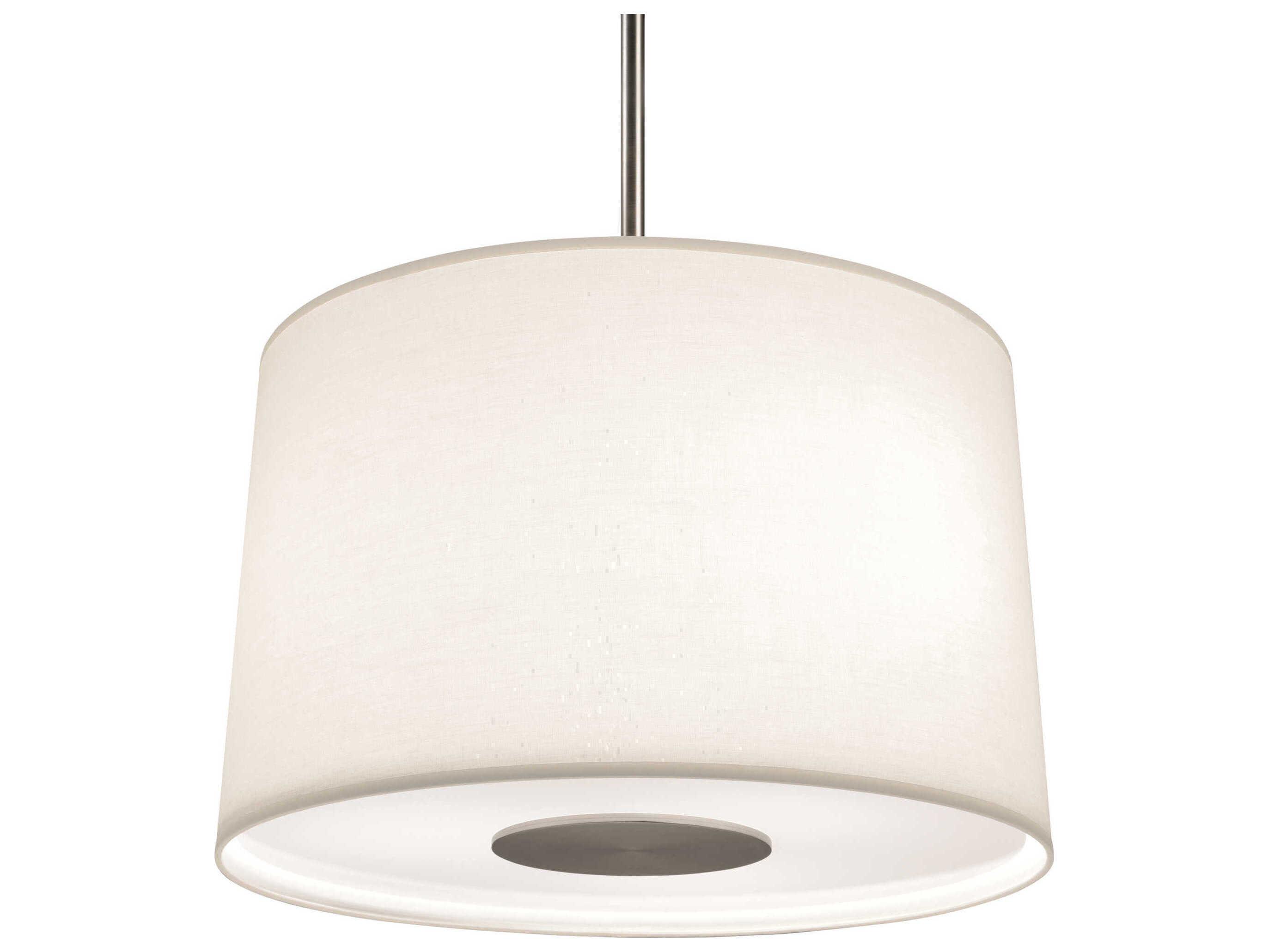 Robert Abbey Echo 3-Light Stainless Steel Drum Pendant