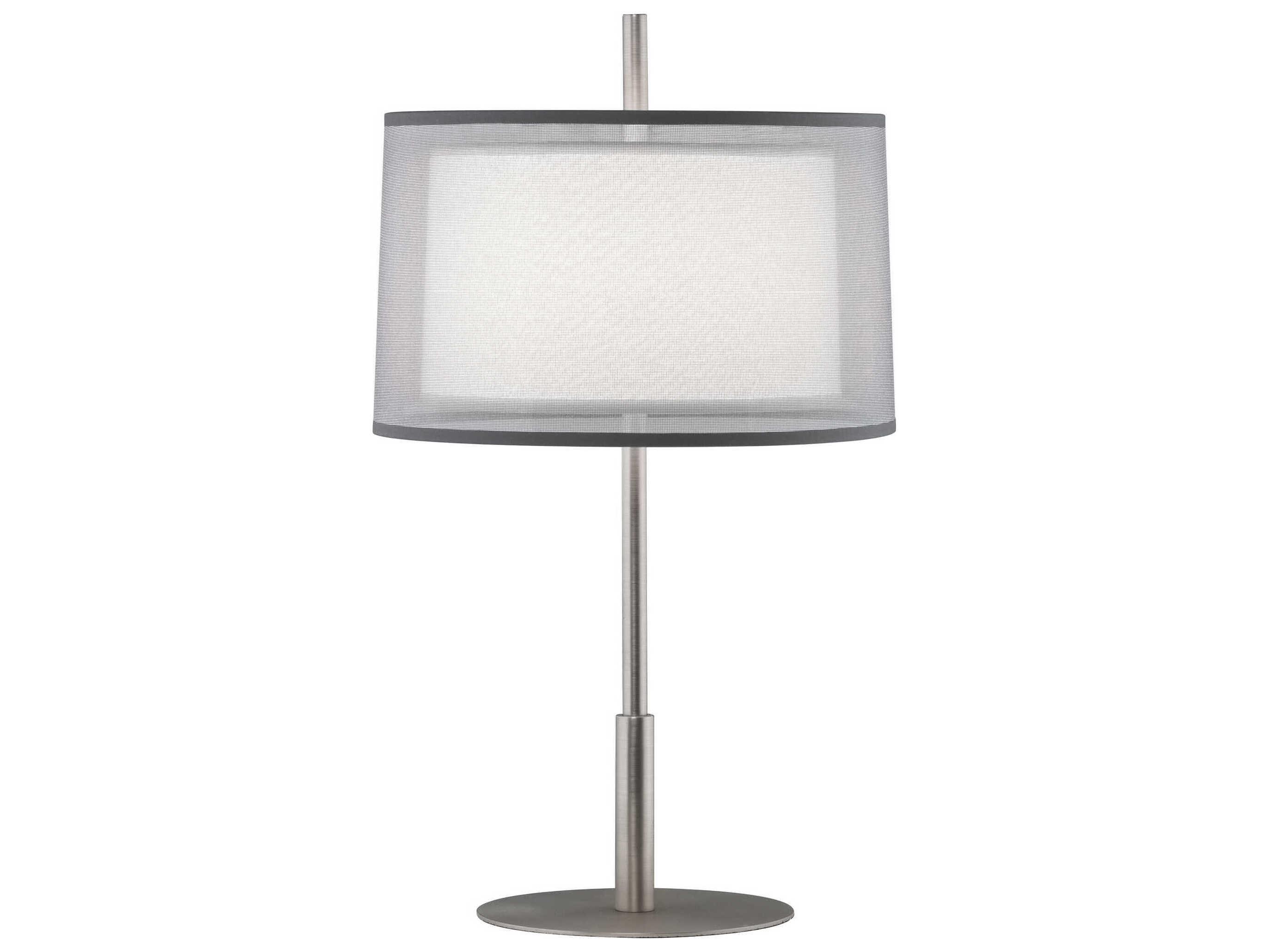 Robert Abbey Saturnia Stainless Steel Table Lamp