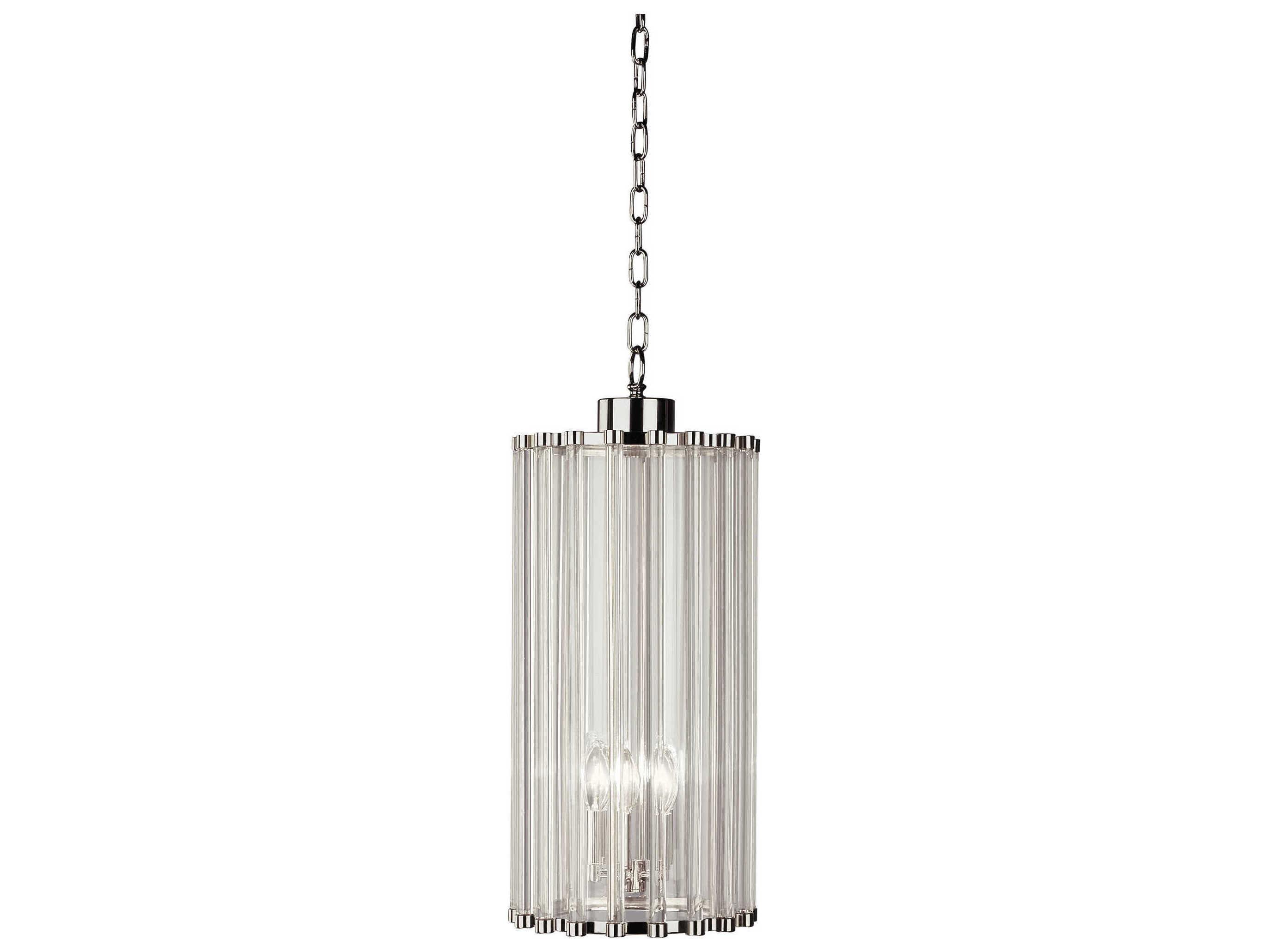 Robert Abbey Cole 5-Light Polished Nickel Cylinder Mini Pendant