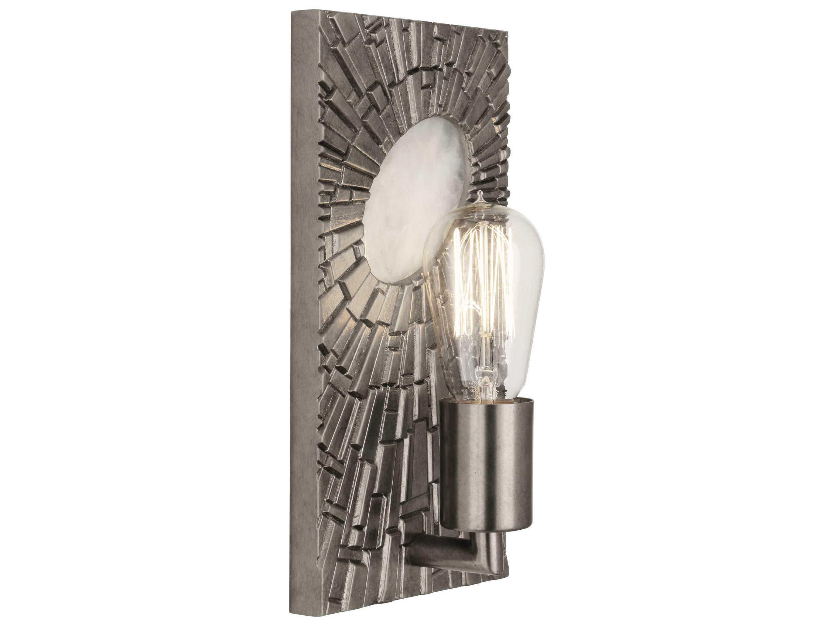 Robert Abbey Goliath 1-Light Nickel Wall Sconce