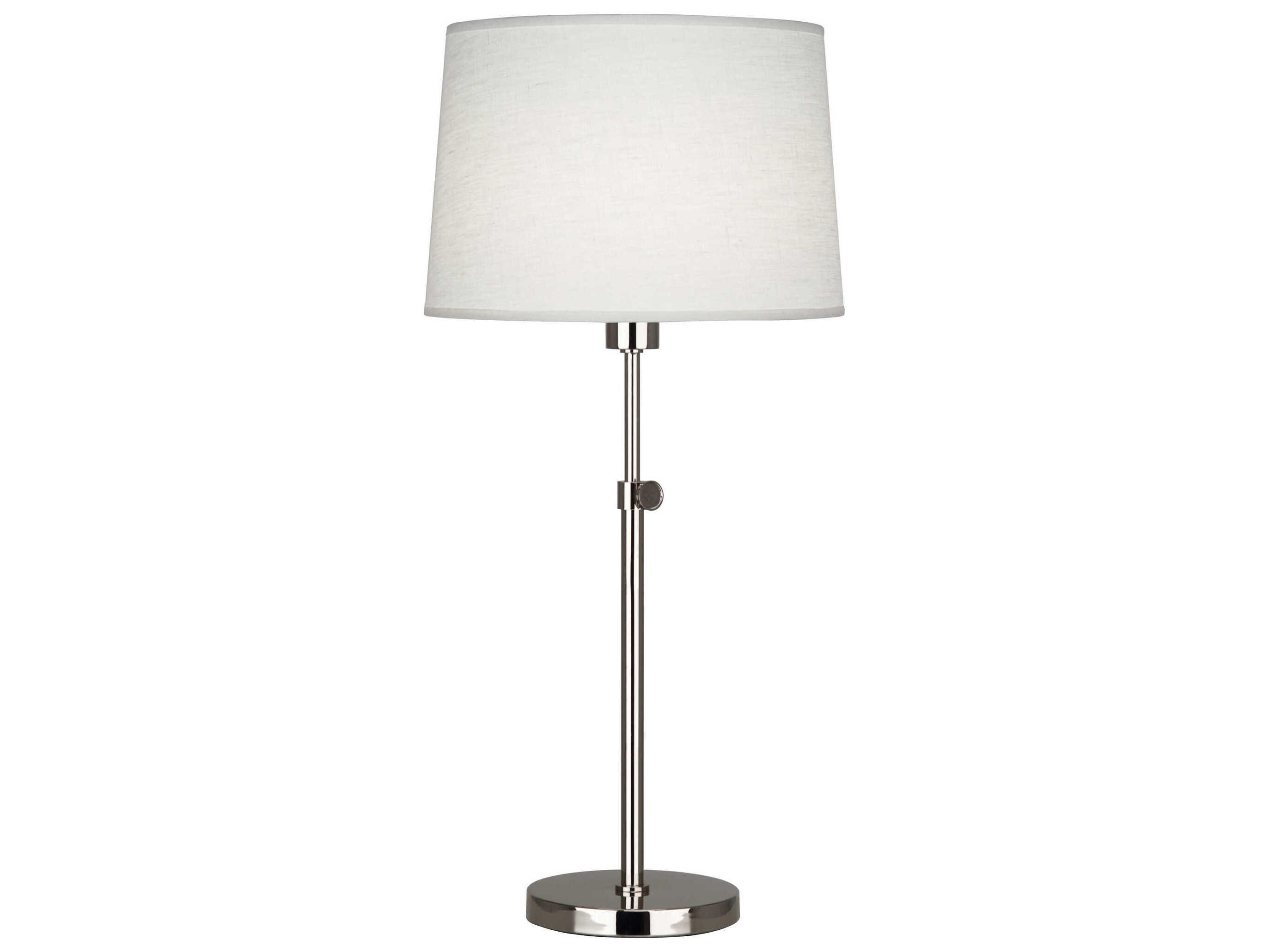 Robert Abbey Koleman Polished Nickel Buffet Lamp