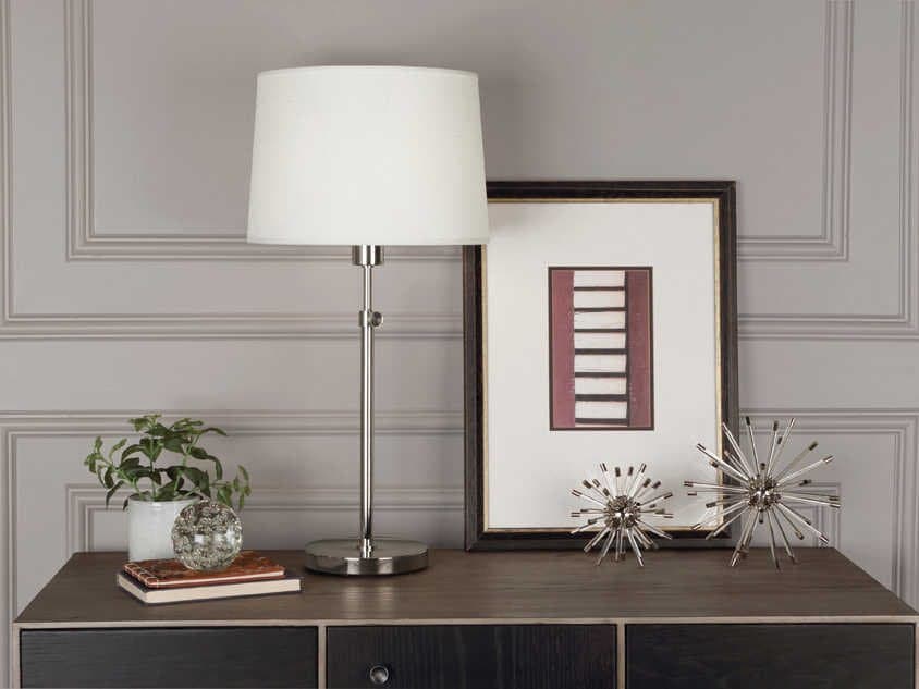 Robert Abbey Koleman Polished Nickel Buffet Lamp