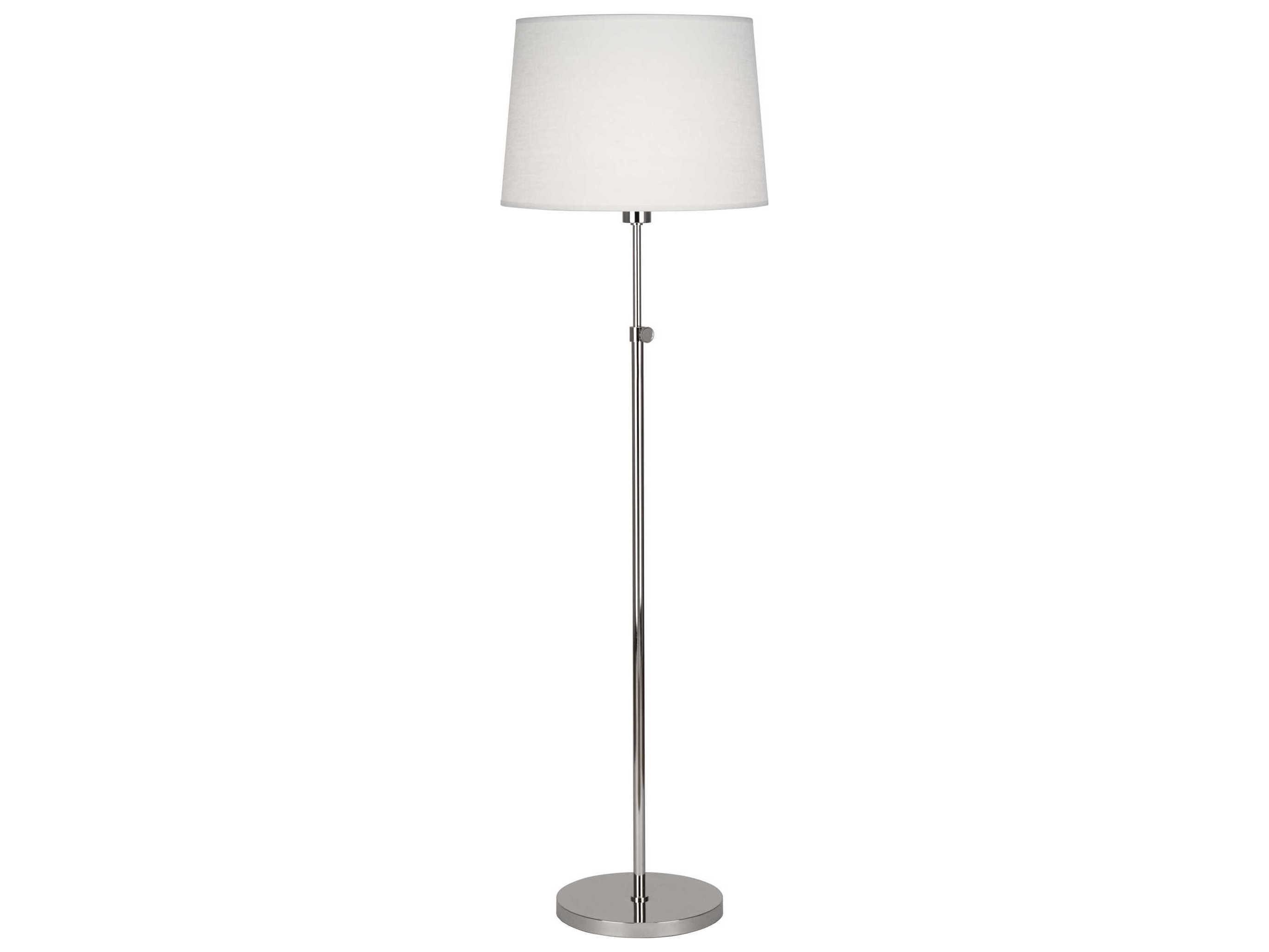 Robert Abbey Koleman Polished Nickel Floor Lamp