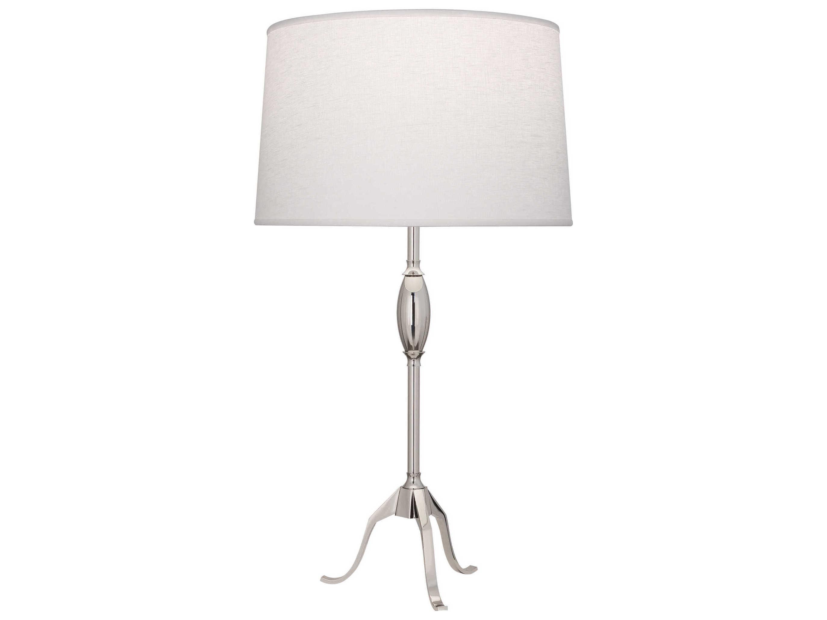 Robert Abbey Grace Polished Nickel Buffet Lamp