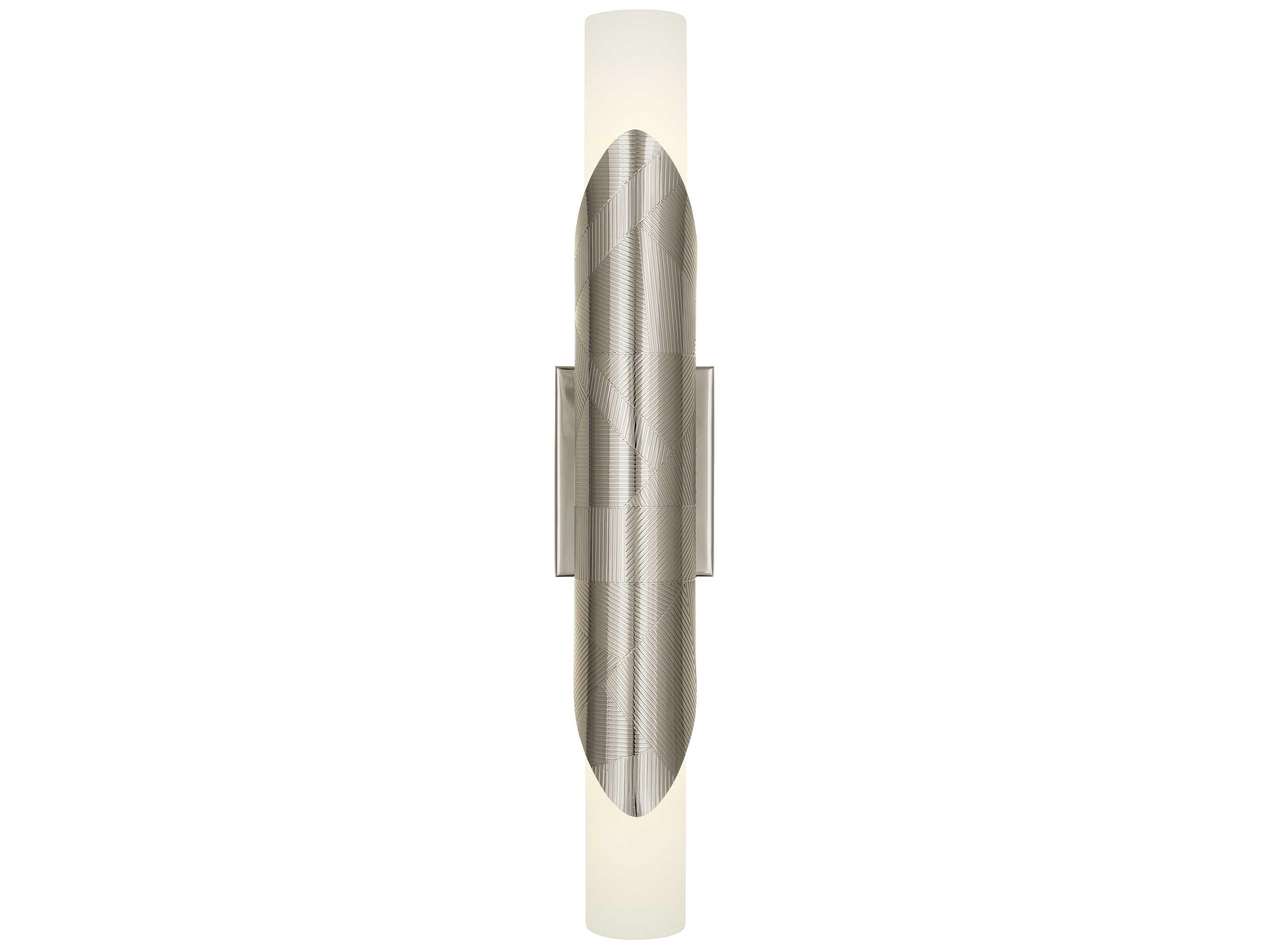 Robert Abbey Michael Berman Brut 2-Light Polished Nickel Wall Sconce