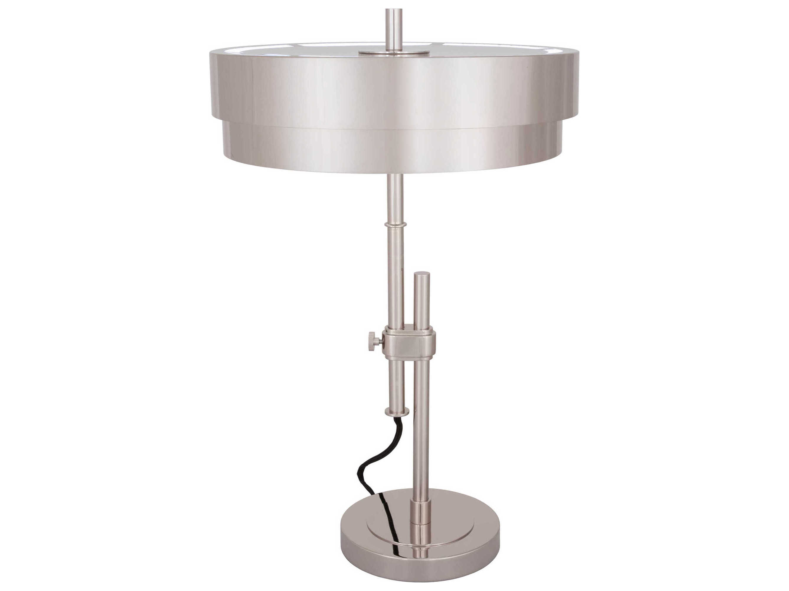 Robert Abbey Elliott Polished Nickel Table Lamp
