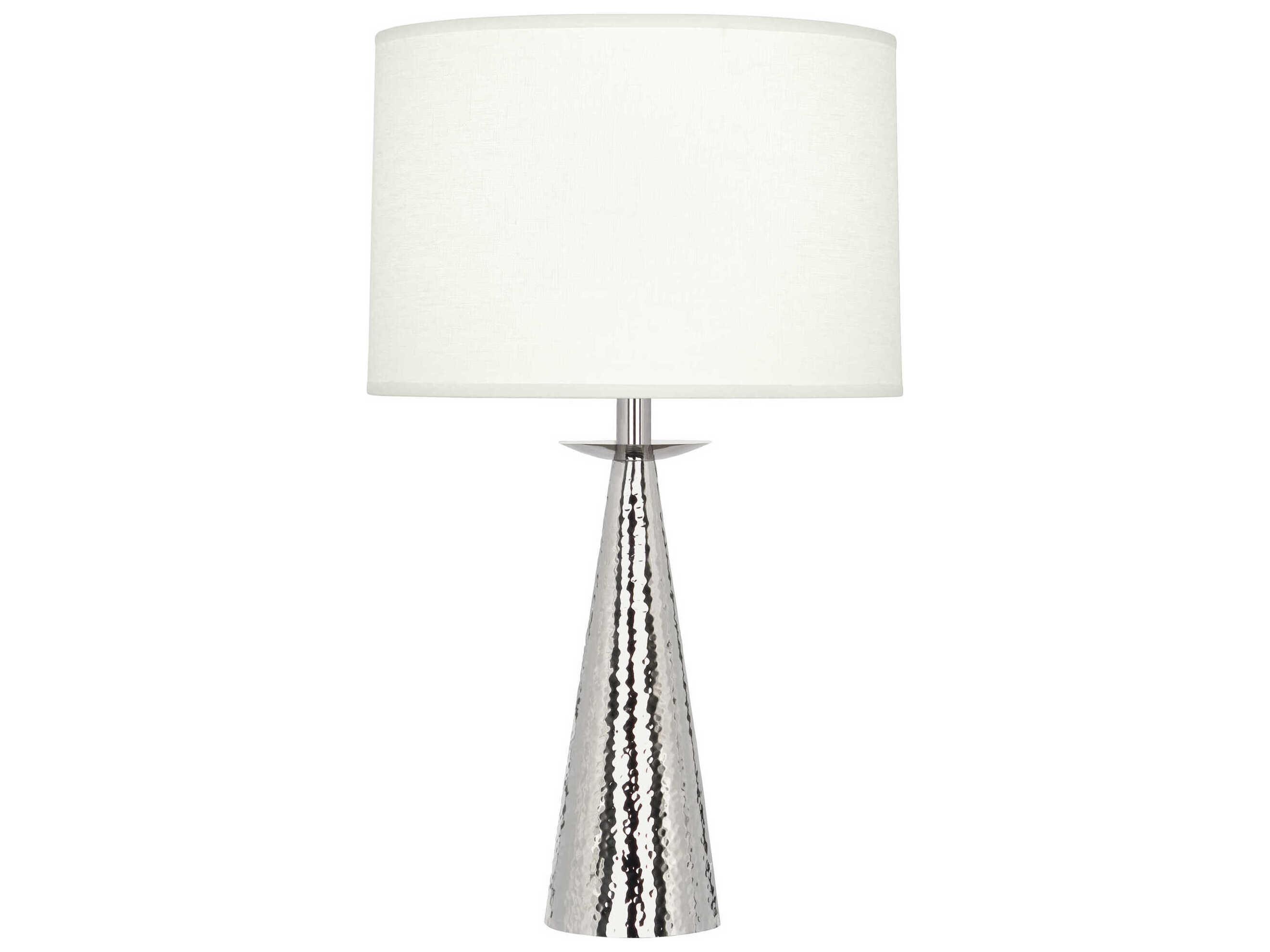 Robert Abbey Dal Polished Nickel Table Lamp