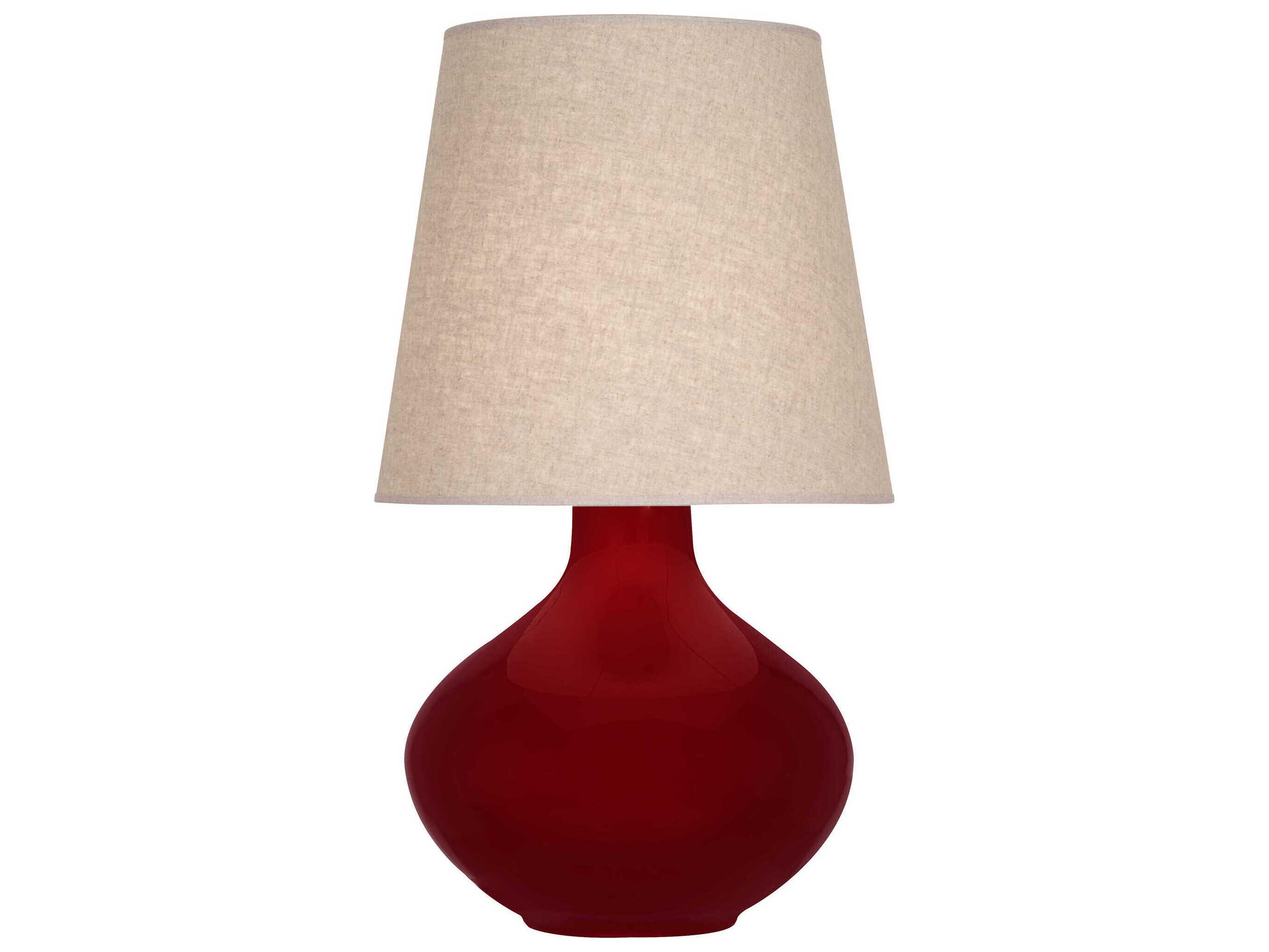 Robert Abbey June Red Buffet Lamp