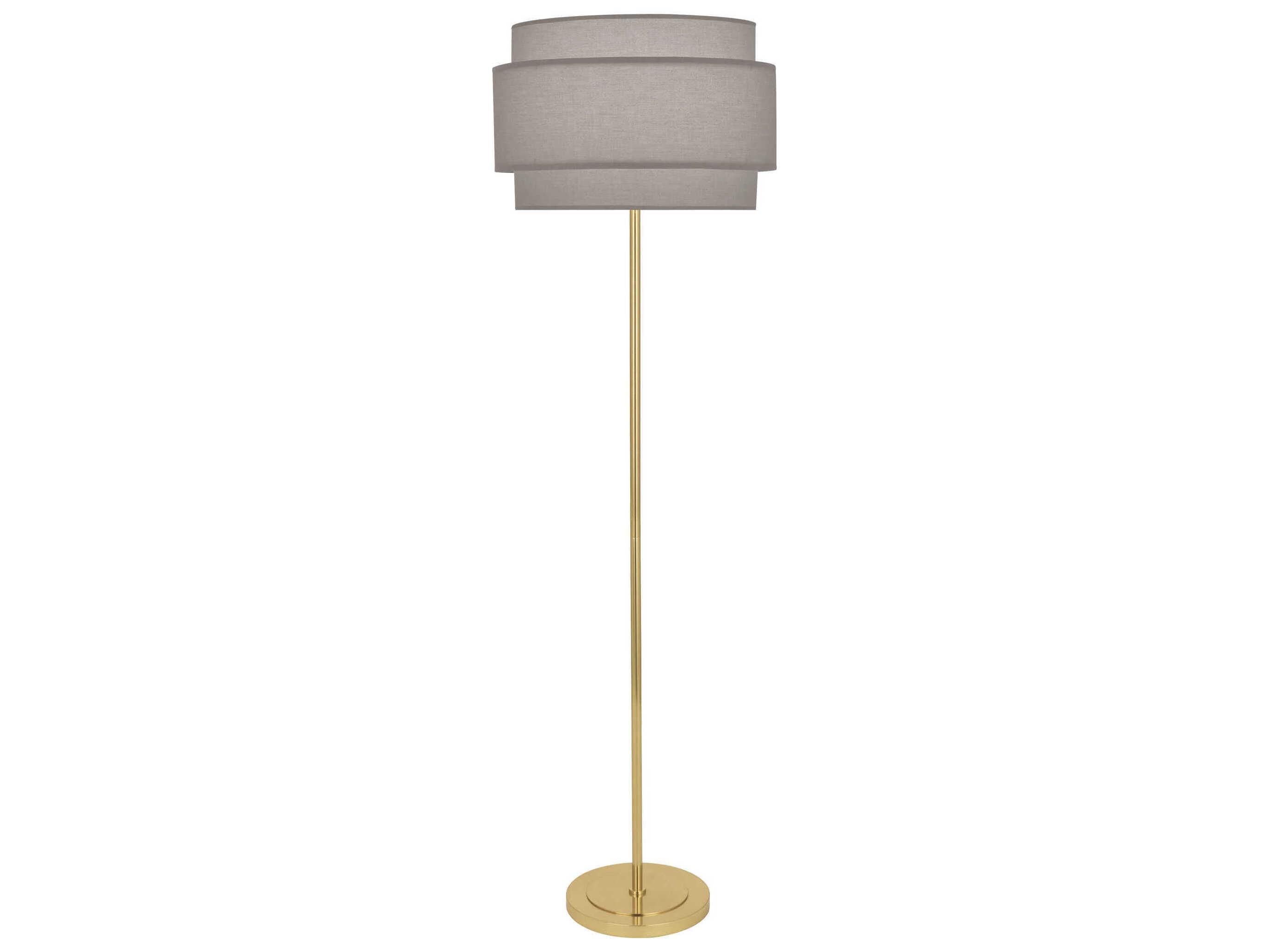 Robert Abbey Decker Gray Floor Lamp