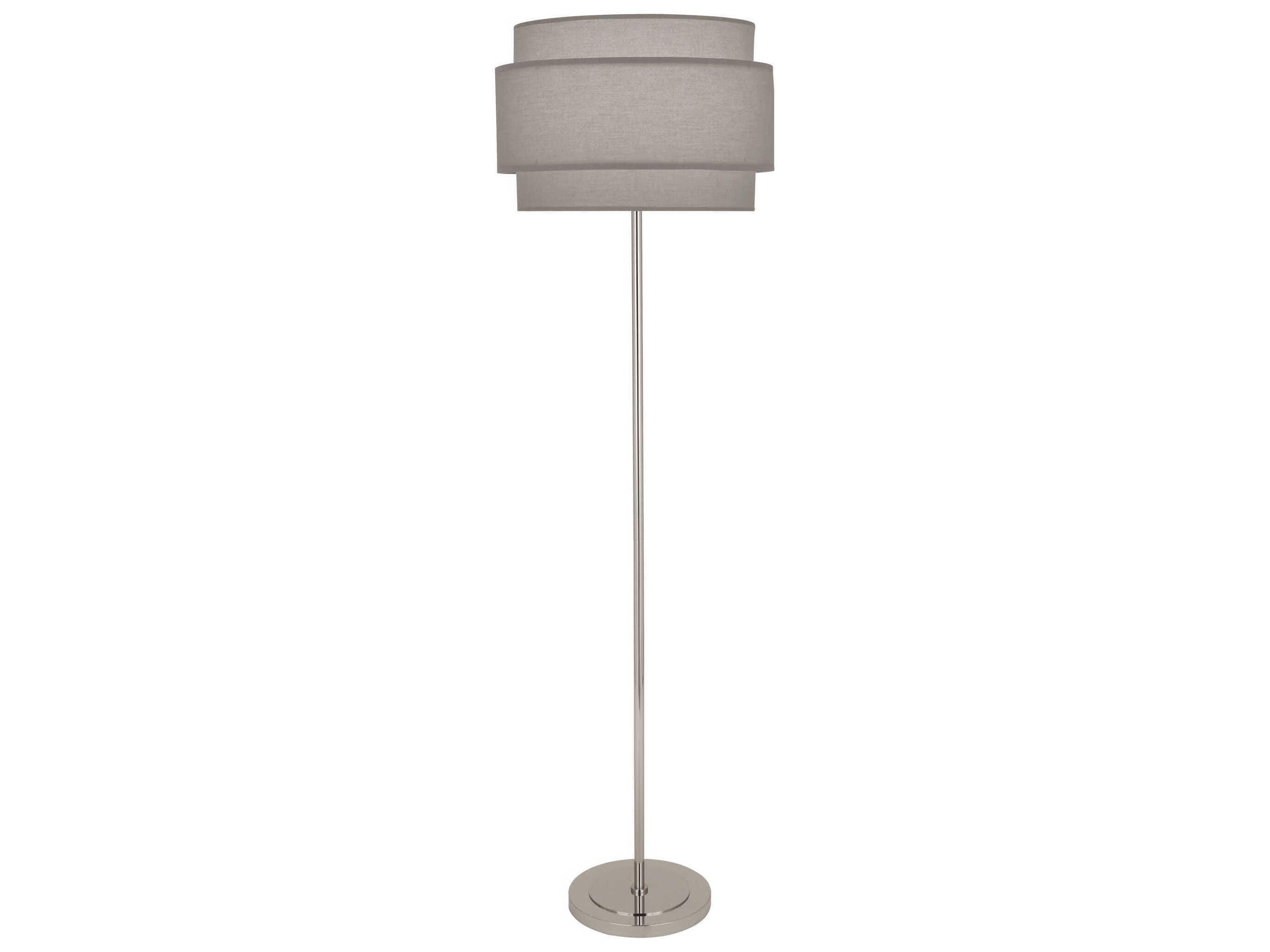 Robert Abbey Decker Gray Floor Lamp