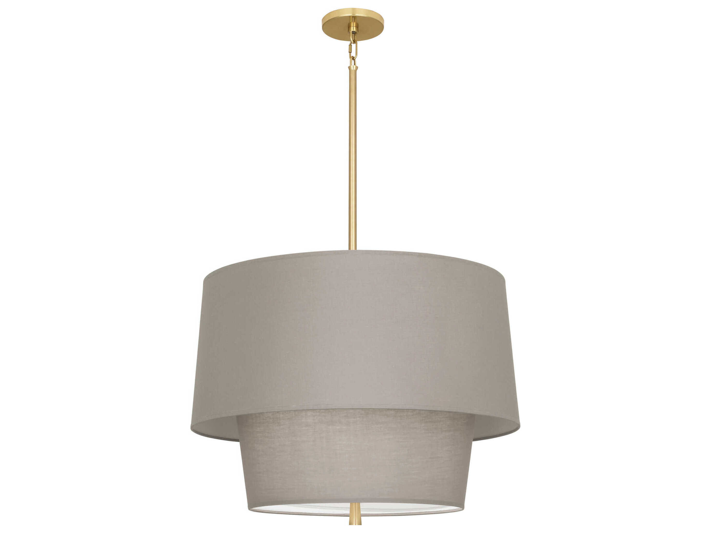 Robert Abbey Decker 3-Light Smoke Gray Pendant