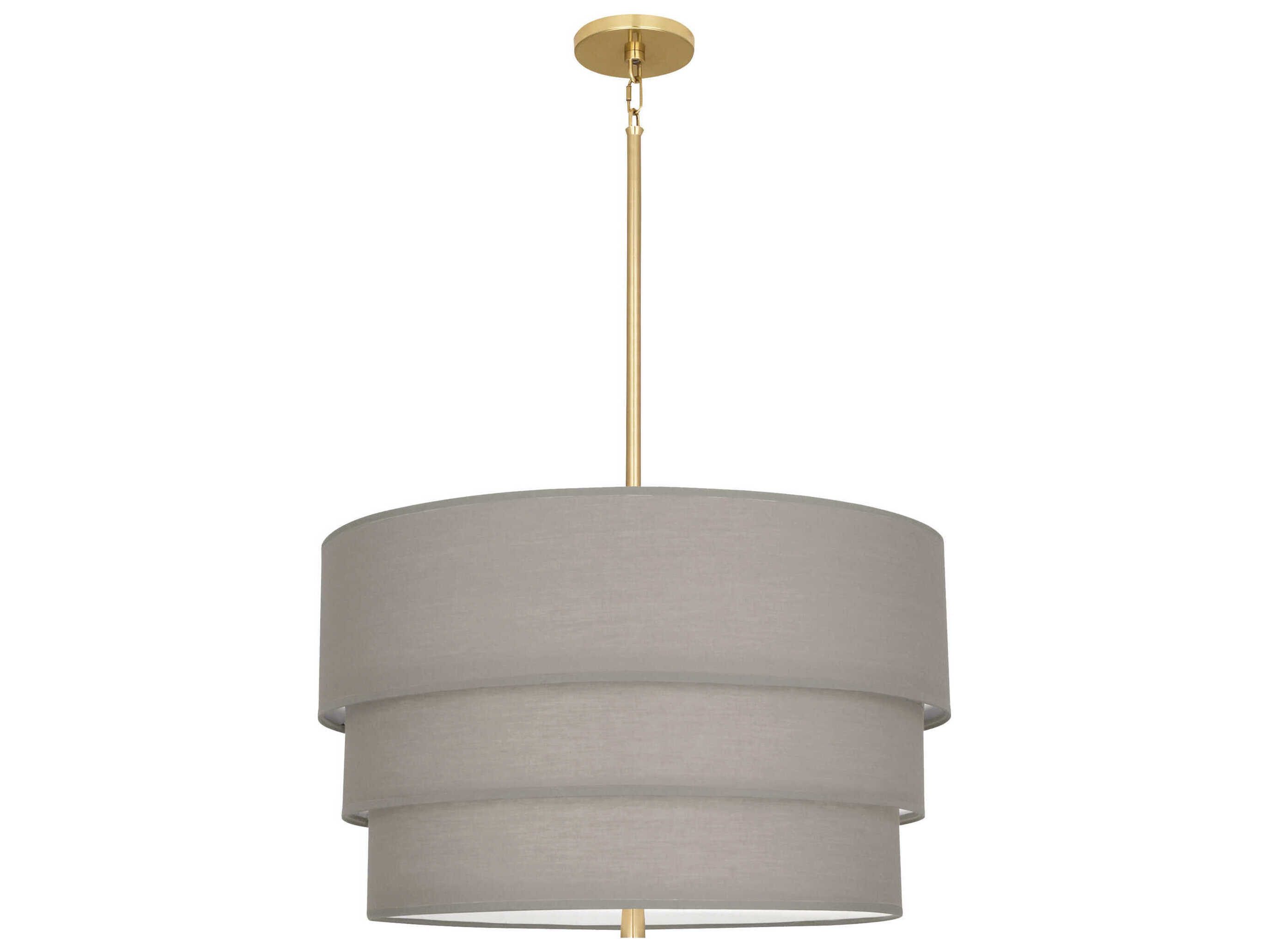 Robert Abbey Decker 3-Light Smoke Gray Pendant