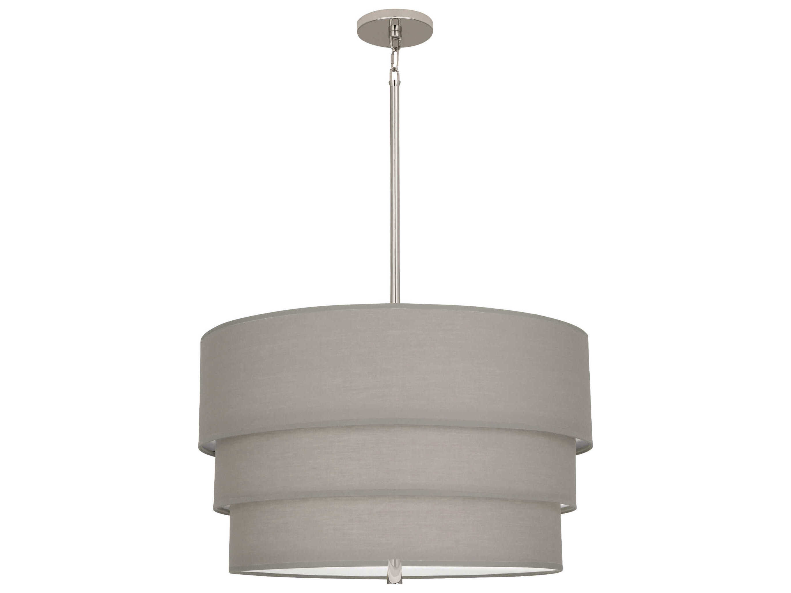 Robert Abbey Decker 3-Light Smoke Gray Pendant