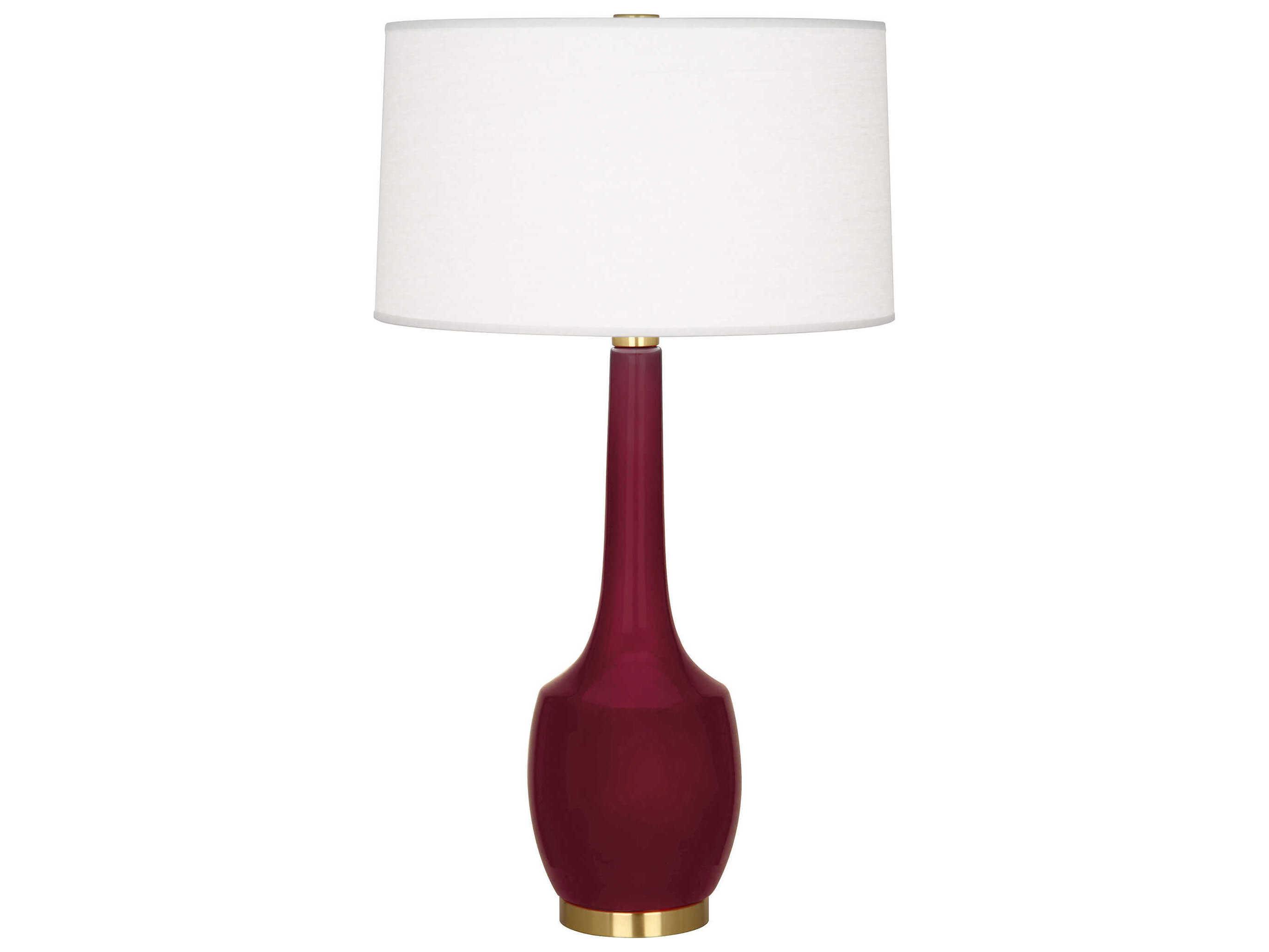 Robert Abbey Delilah Sugar Plum Glazed Purple Buffet Lamp