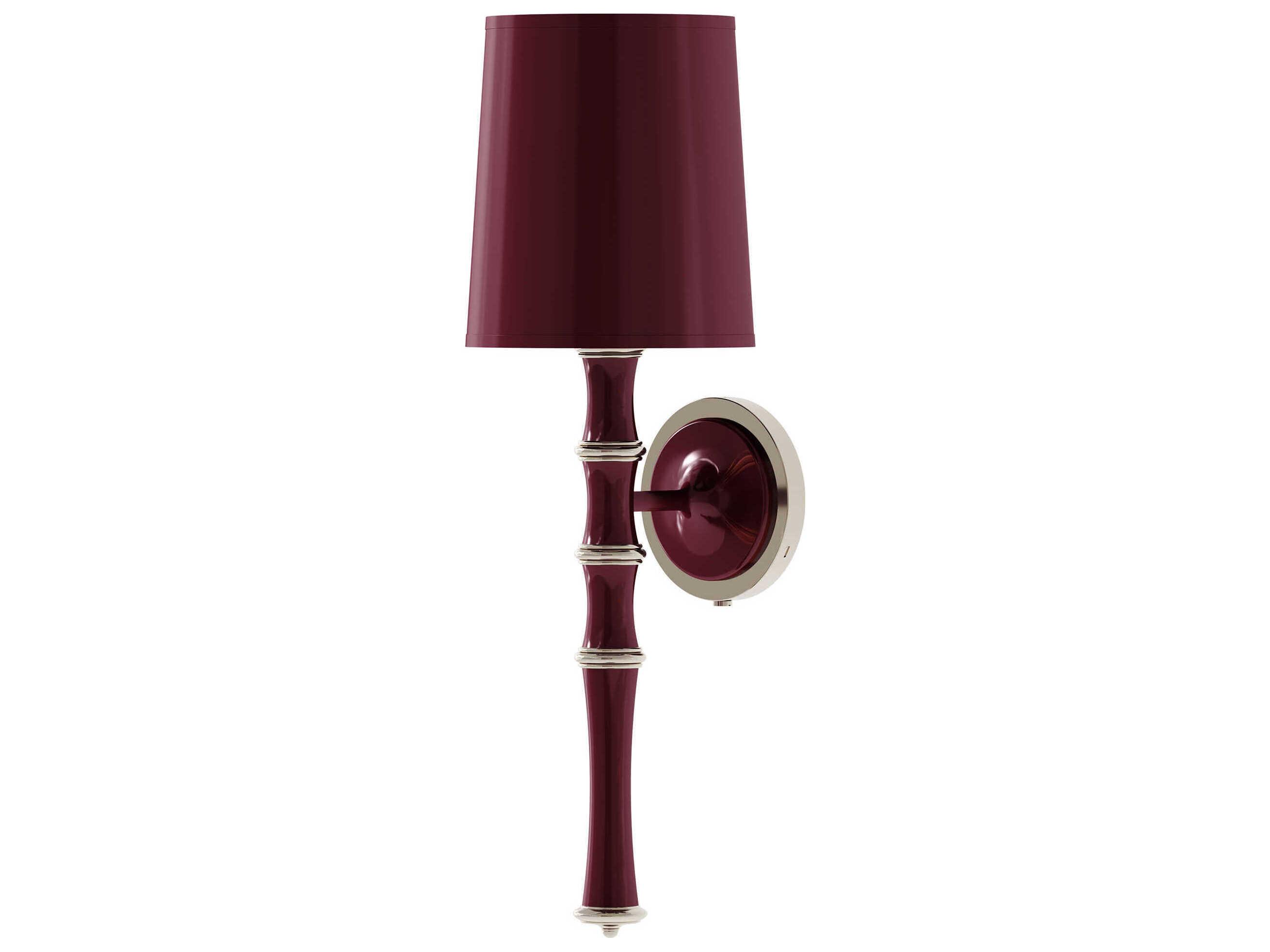 Robert Abbey Kane 1-Light Sugar Plum Purple Wall Sconce
