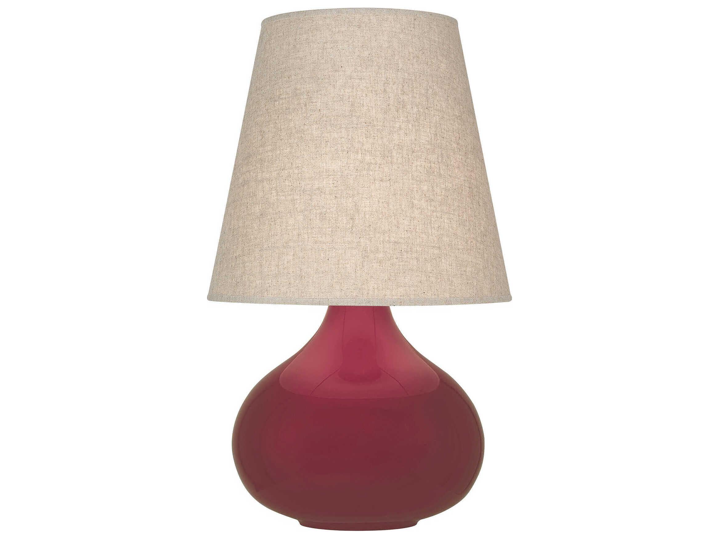 Robert Abbey June Sugar Plum Glazed Purple Table Lamp