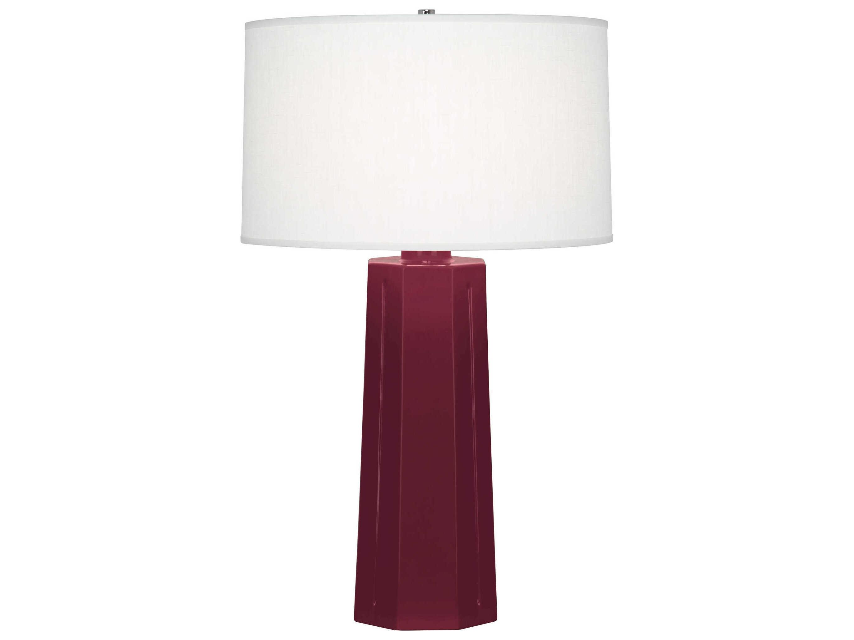 Robert Abbey Mason Sugar Plum Glazed Purple Buffet Lamp