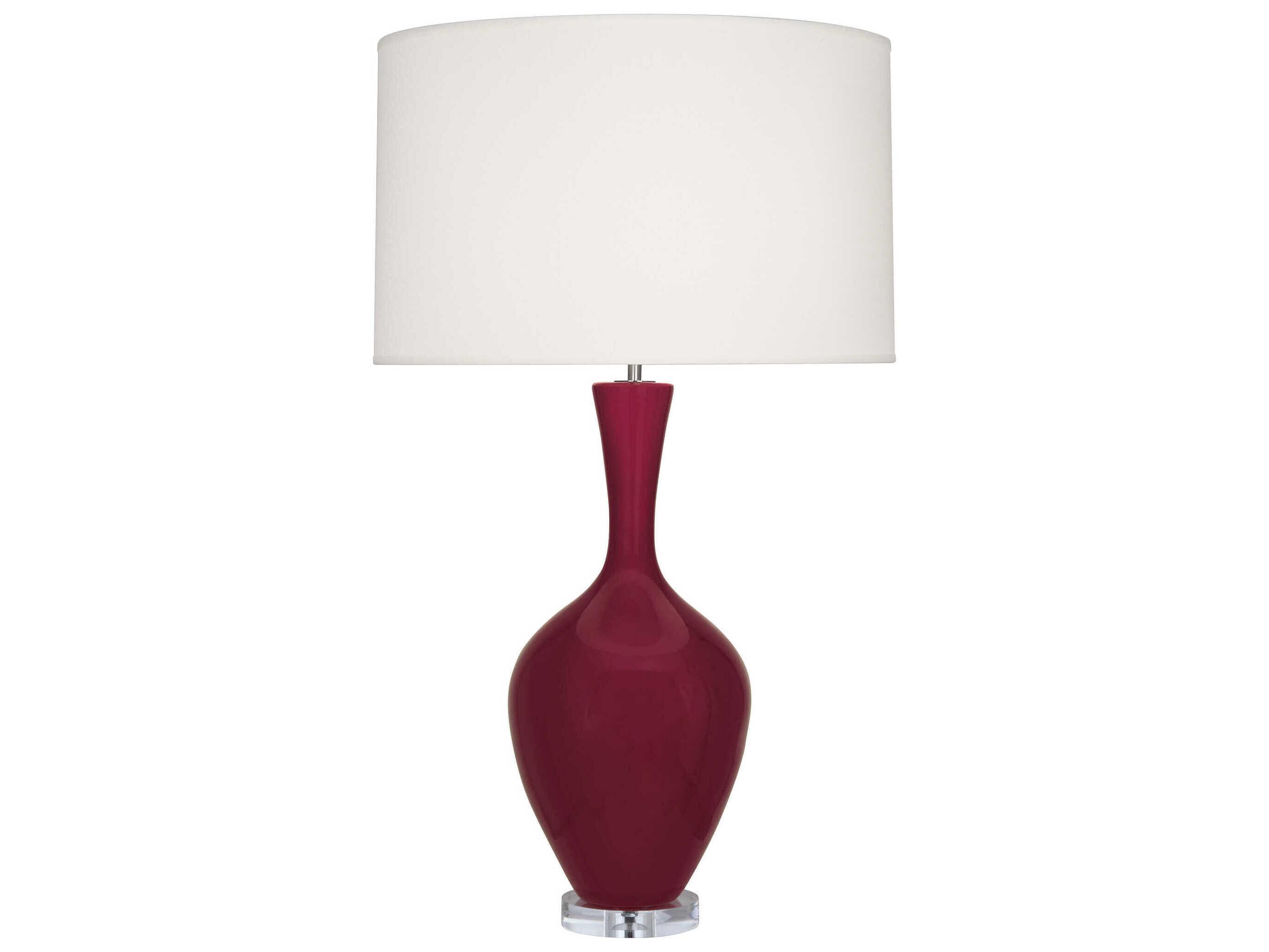 Robert Abbey Audrey Sugar Plum Glazed Purple Buffet Lamp