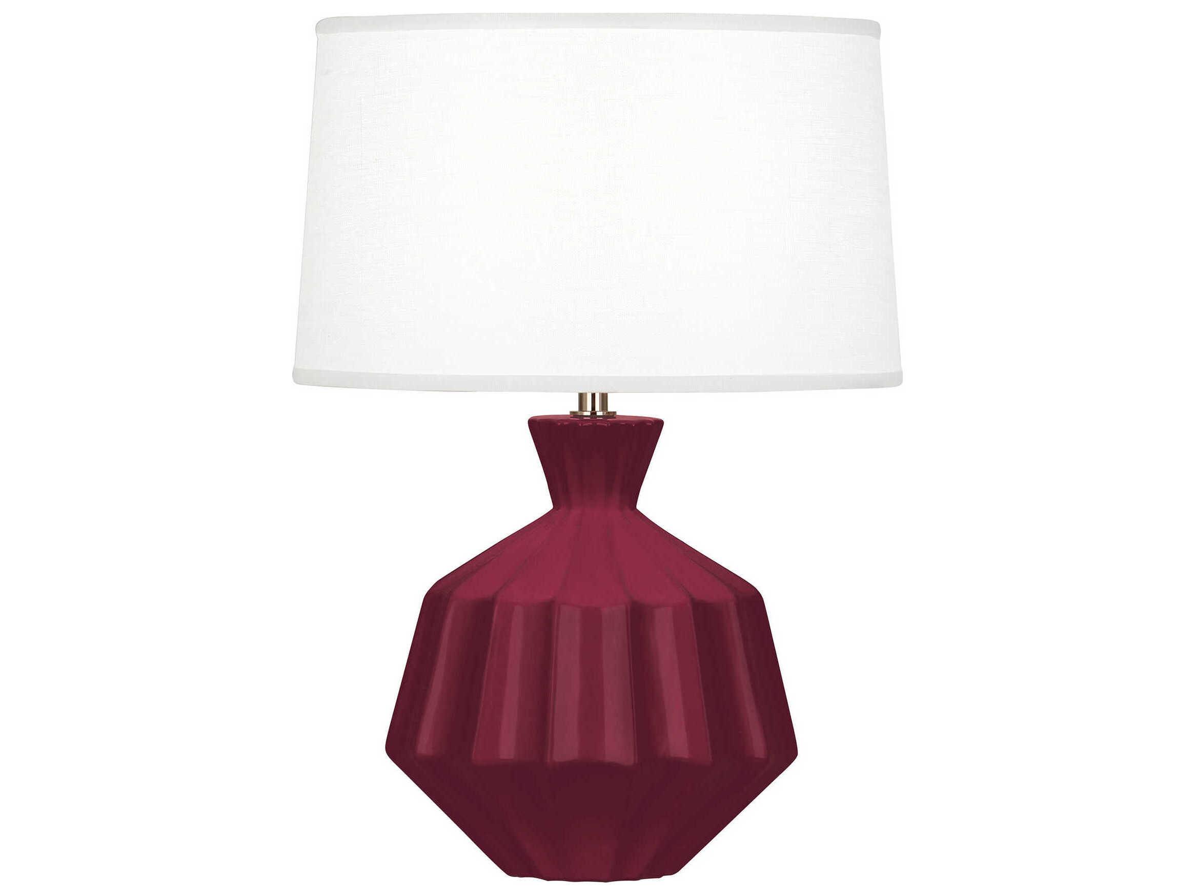 Robert Abbey Orion Sugar Plum Glazed Purple Table Lamp