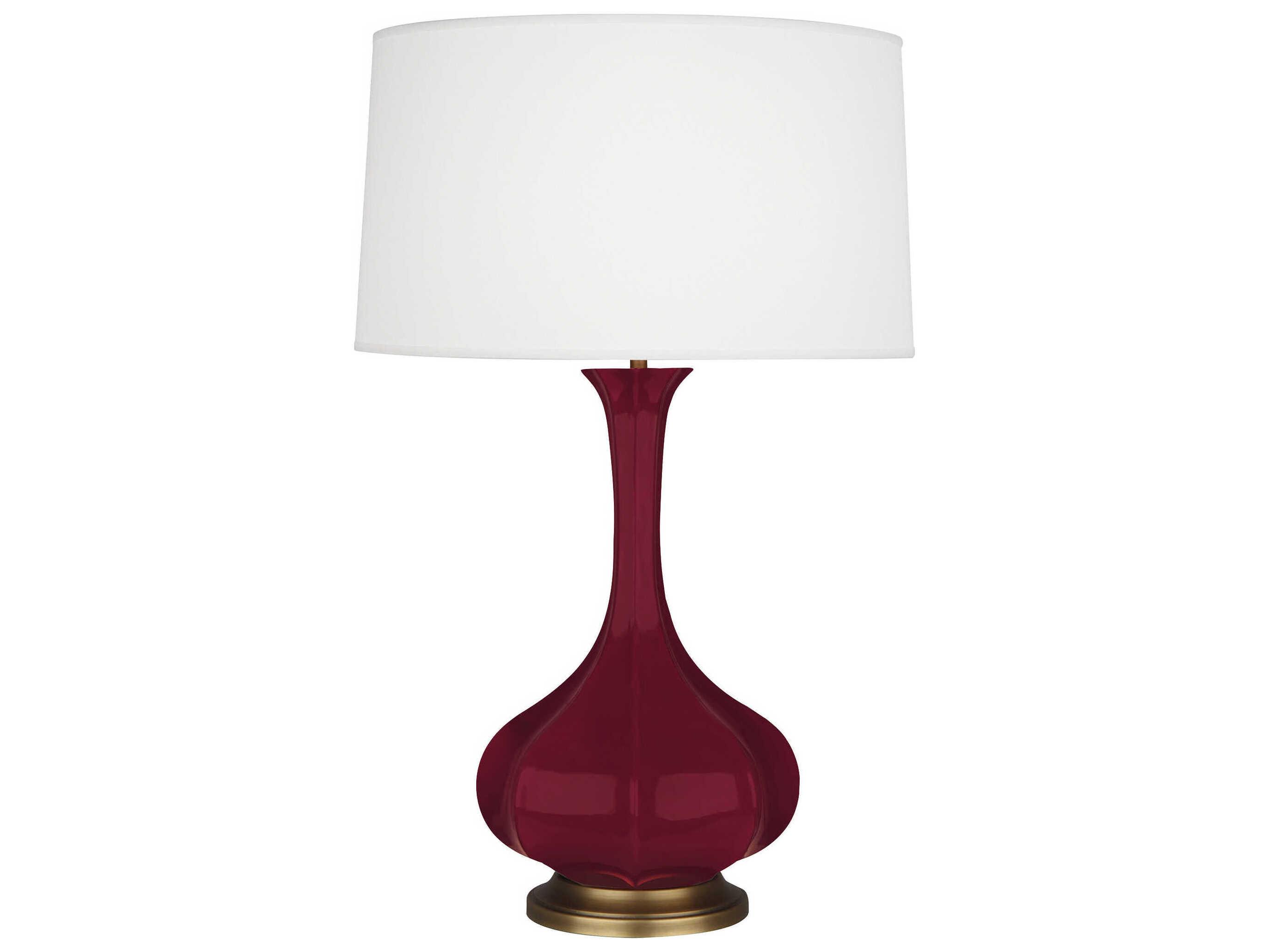 Robert Abbey Pike Sugar Plum Glazed Purple Buffet Lamp
