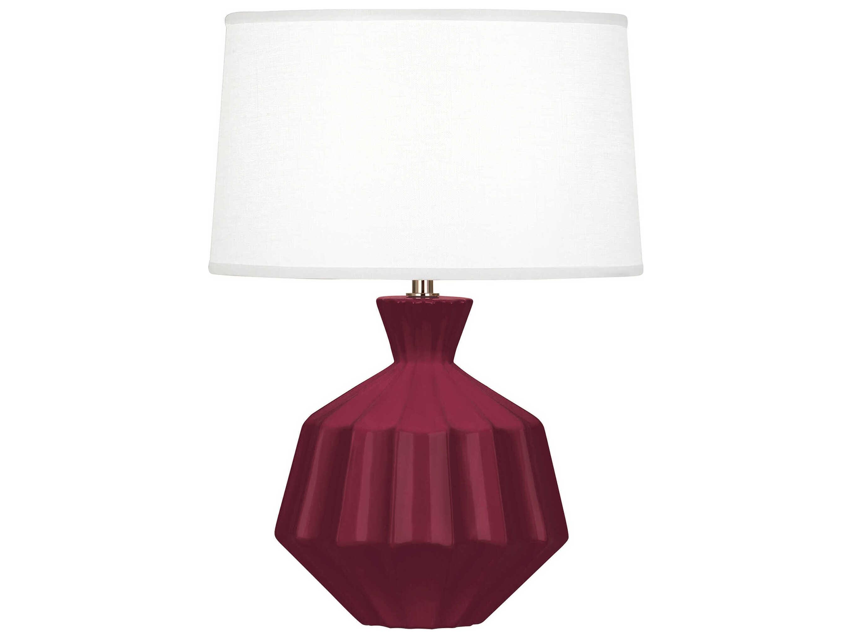 Robert Abbey Orion Sugar Plum Glazed Purple Buffet Lamp
