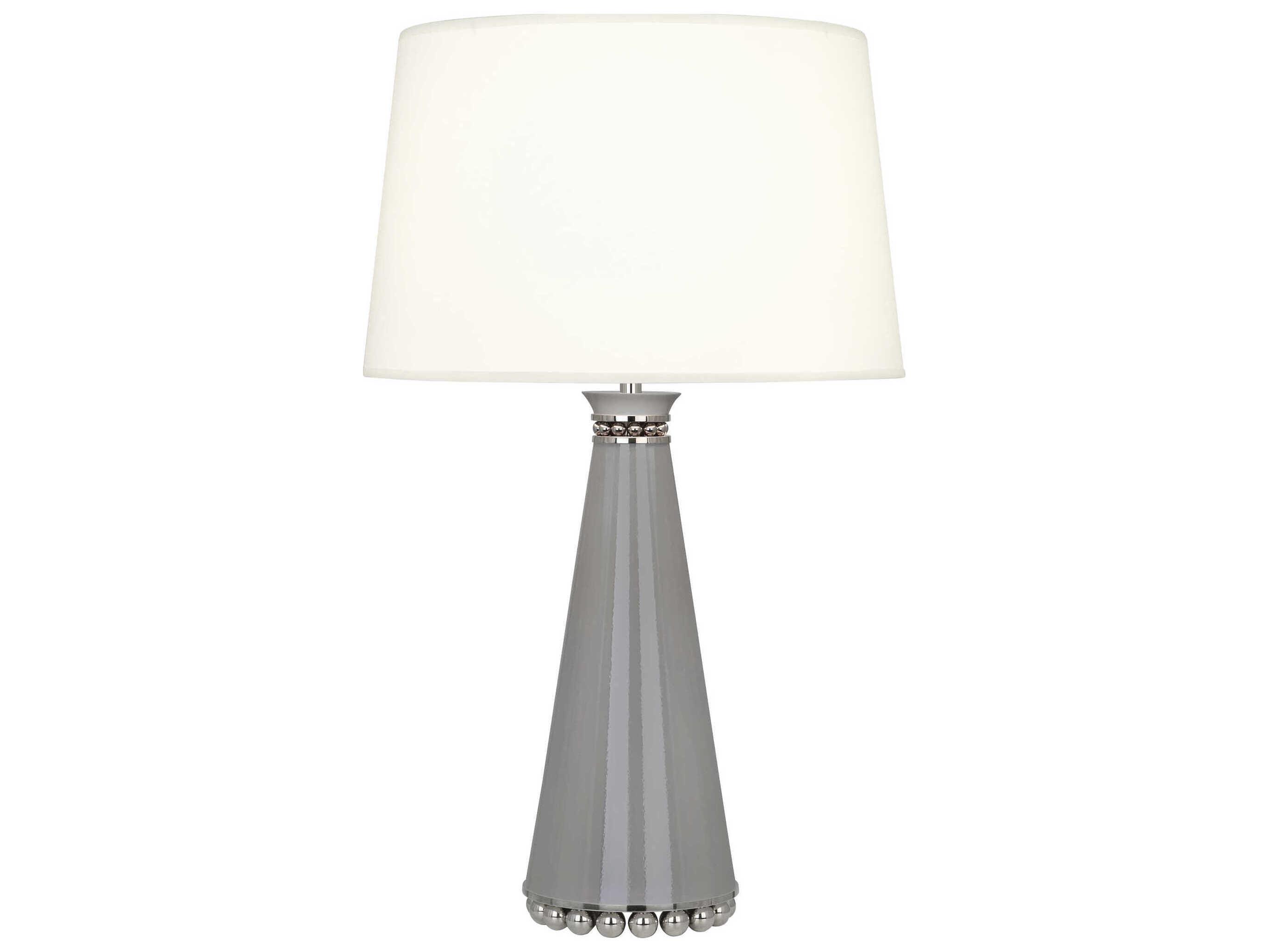 Robert Abbey Pearl Gray Buffet Lamp