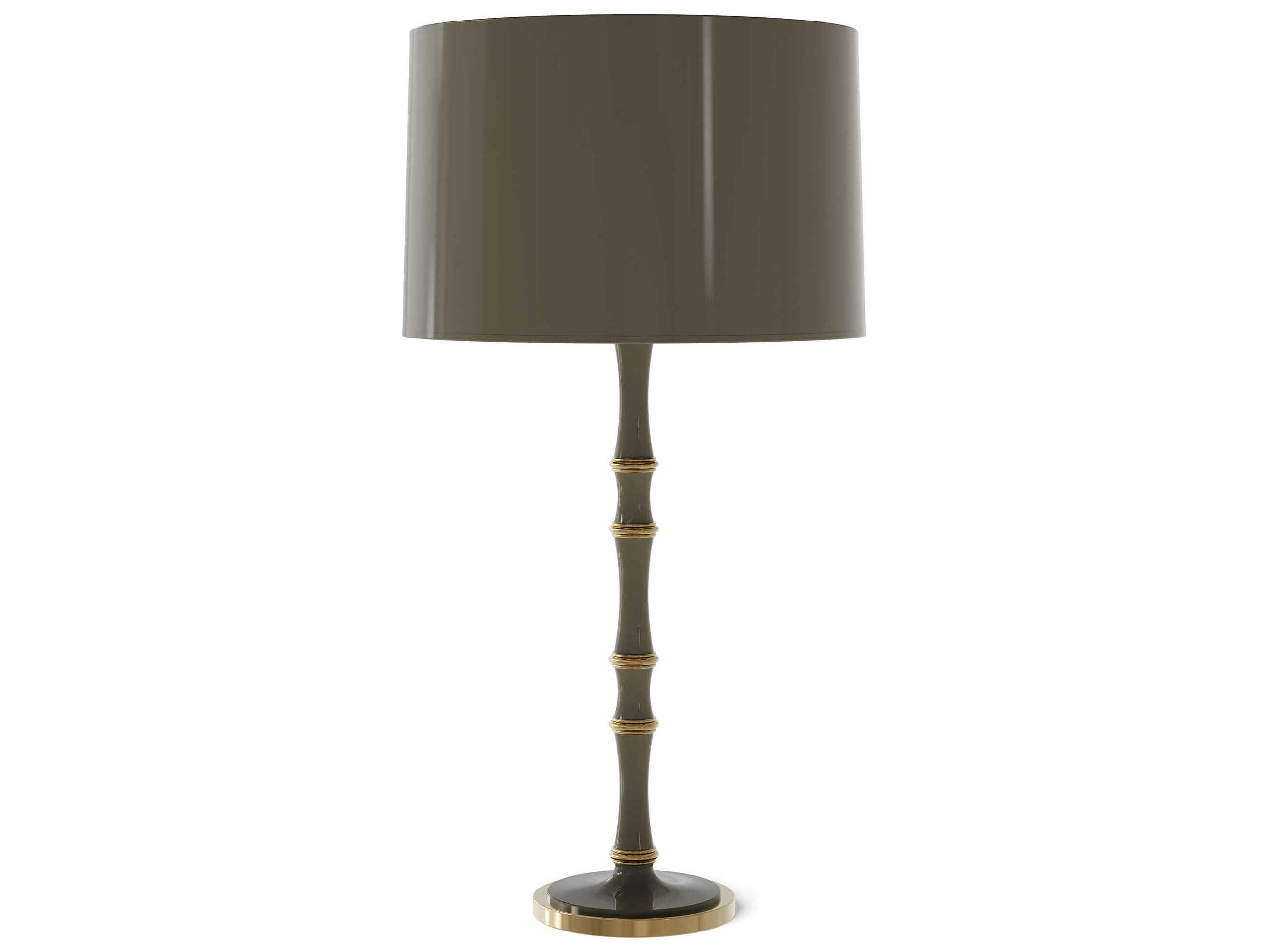 Robert Abbey Kane Smokey Taupe Brown Buffet Lamp