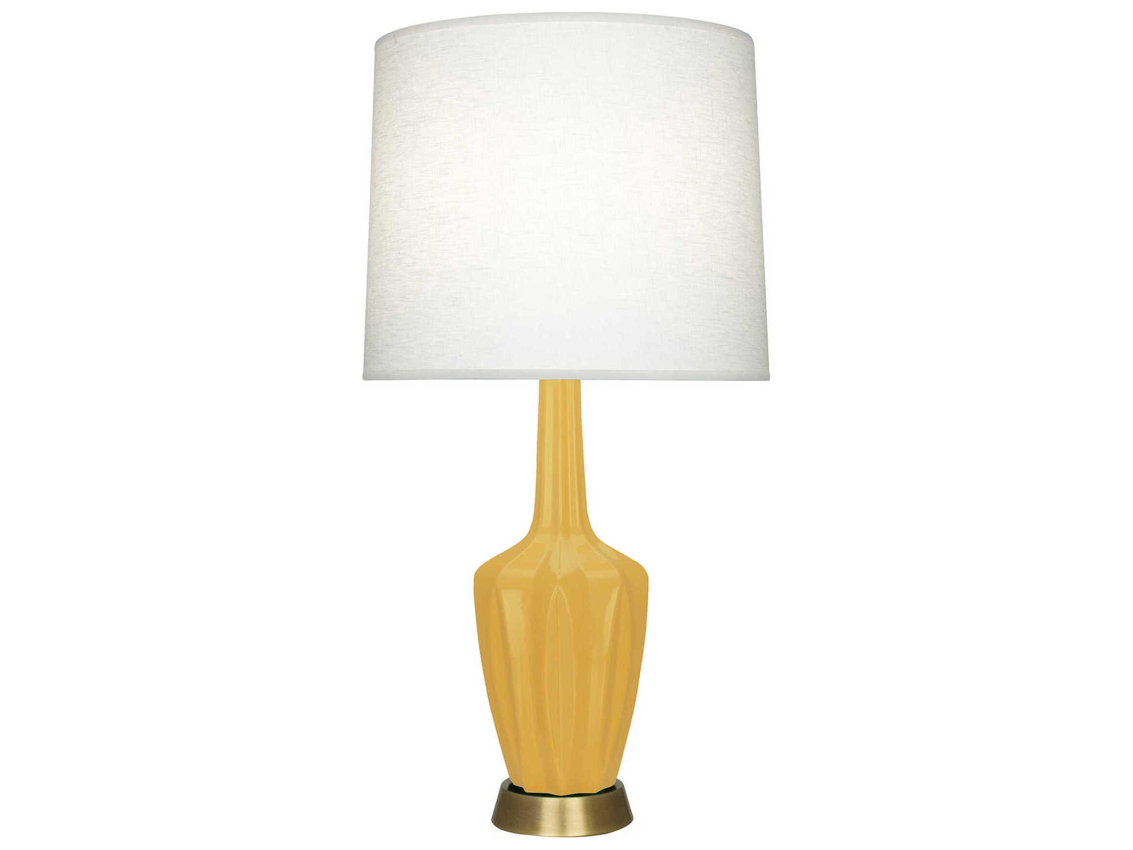 Robert Abbey Emma Sunset Glazed Yellow Buffet Lamp
