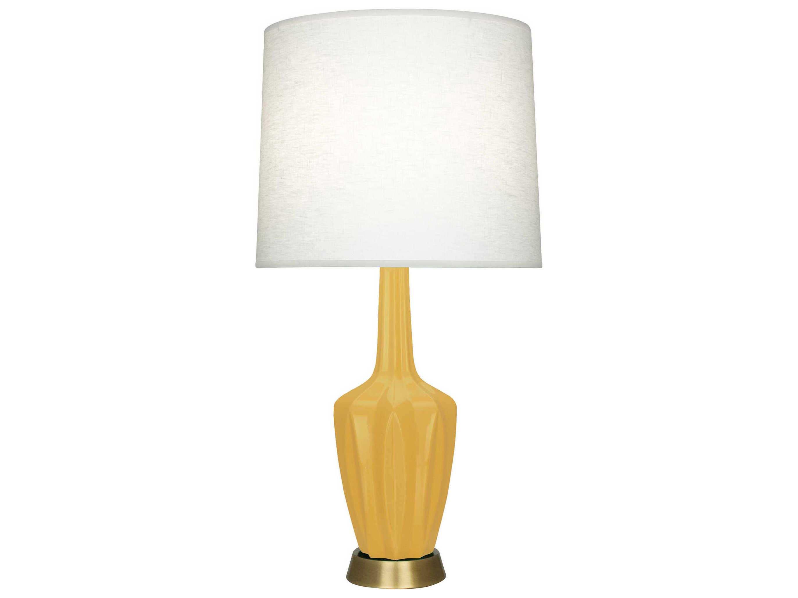 Robert Abbey Emma Sunset Glazed Yellow Buffet Lamp