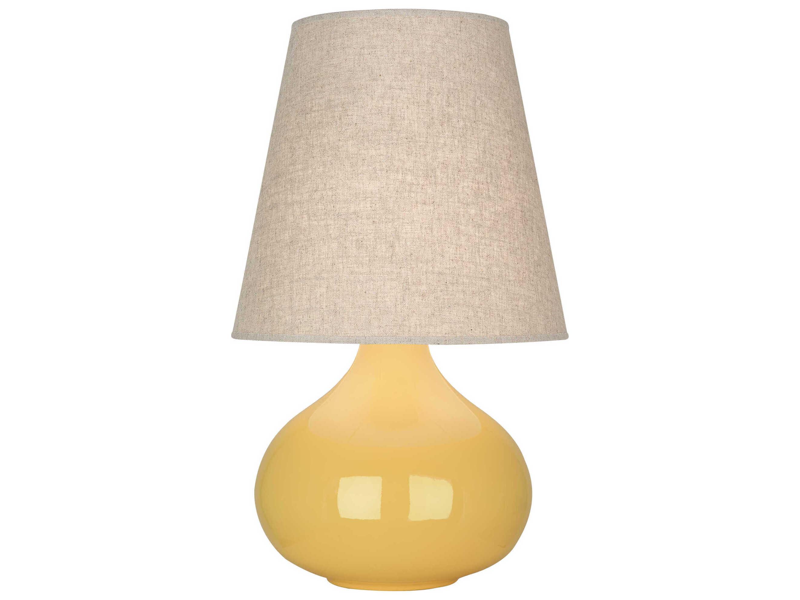 Robert Abbey June Yellow Table Lamp