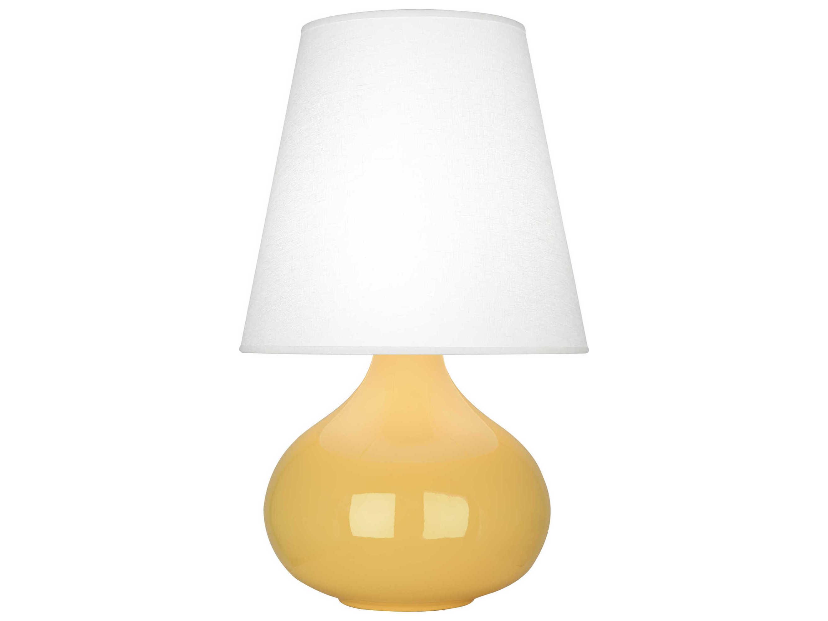 Robert Abbey June Yellow Table Lamp