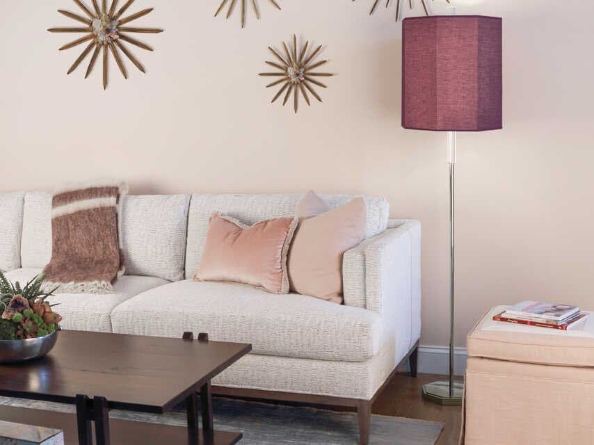 Robert Abbey Kate Polished Nickel Clear Crystal Floor Lamp