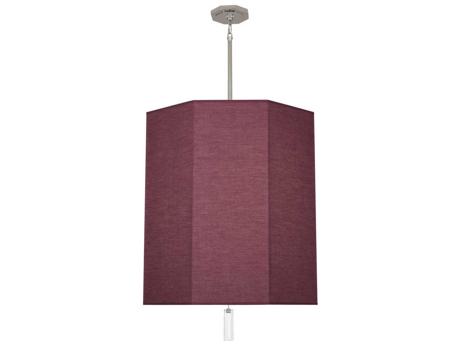 Robert Abbey Kate 6-Light Vintage Wine Purple Pendant