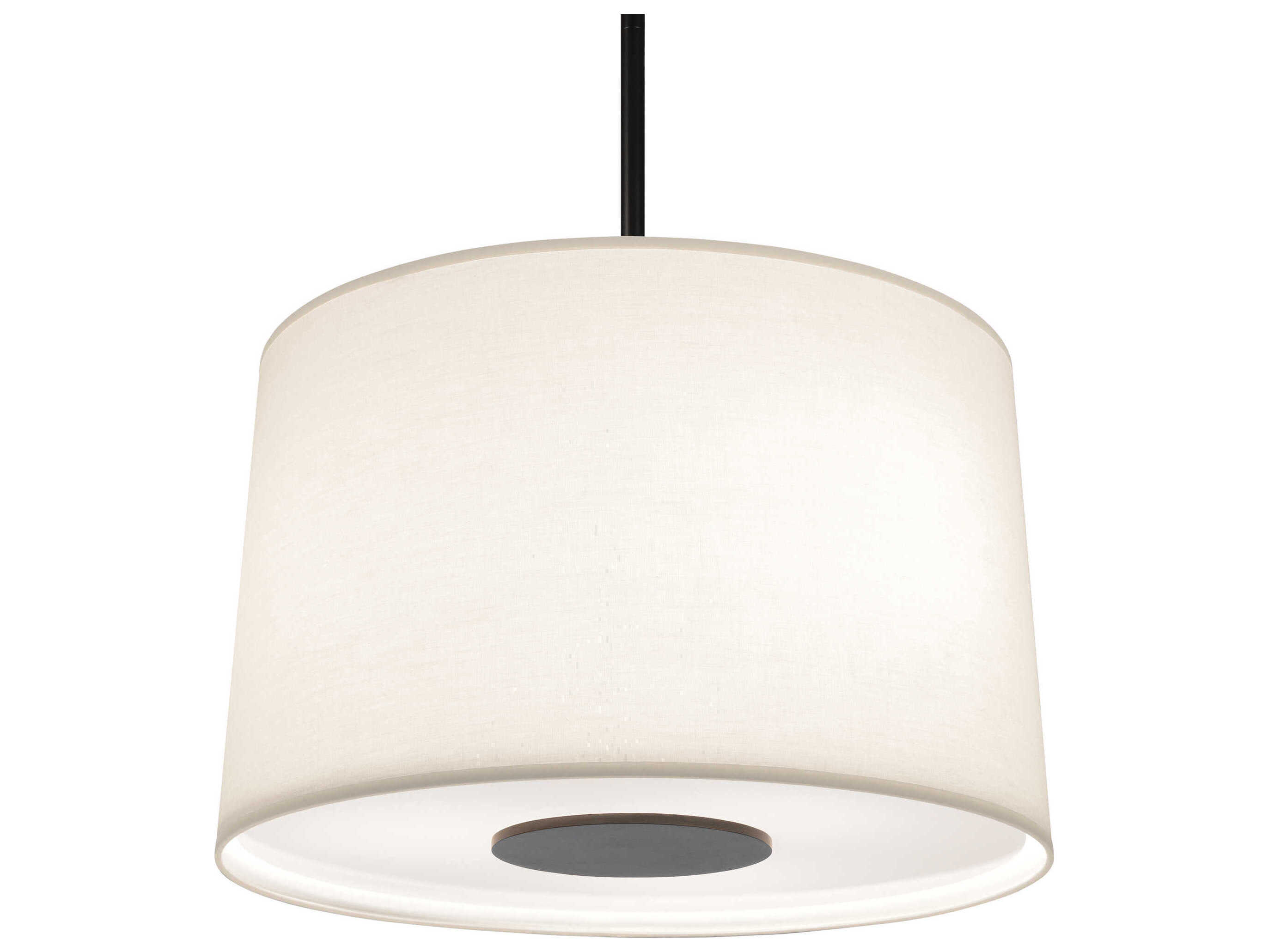 Robert Abbey Echo 3-Light Deep Patina Bronze Drum Pendant