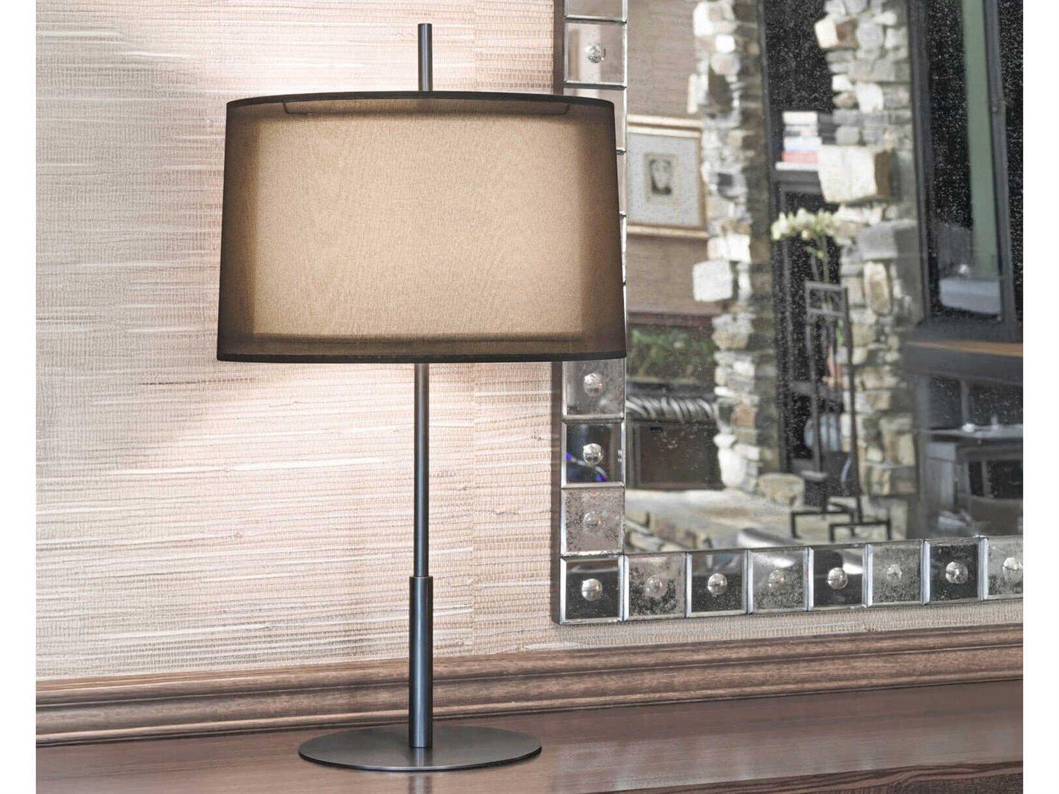 Robert Abbey Saturnia Deep Patina Bronze Buffet Lamp