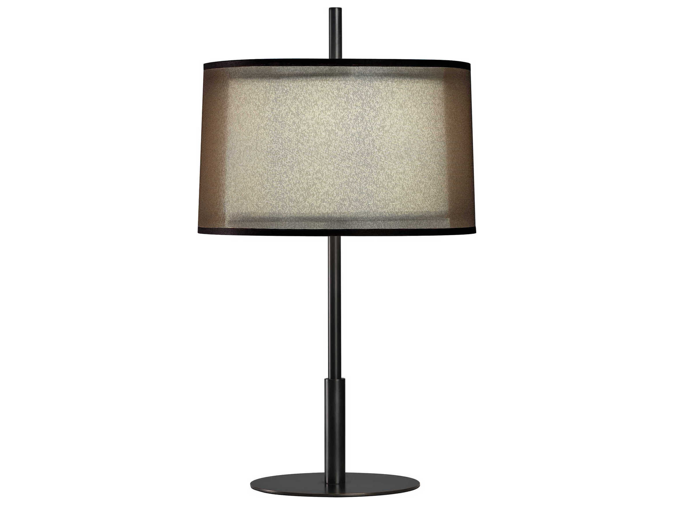 Robert Abbey Saturnia Deep Patina Bronze Buffet Lamp