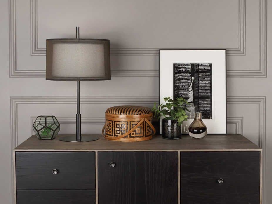 Robert Abbey Saturnia Deep Patina Bronze Buffet Lamp