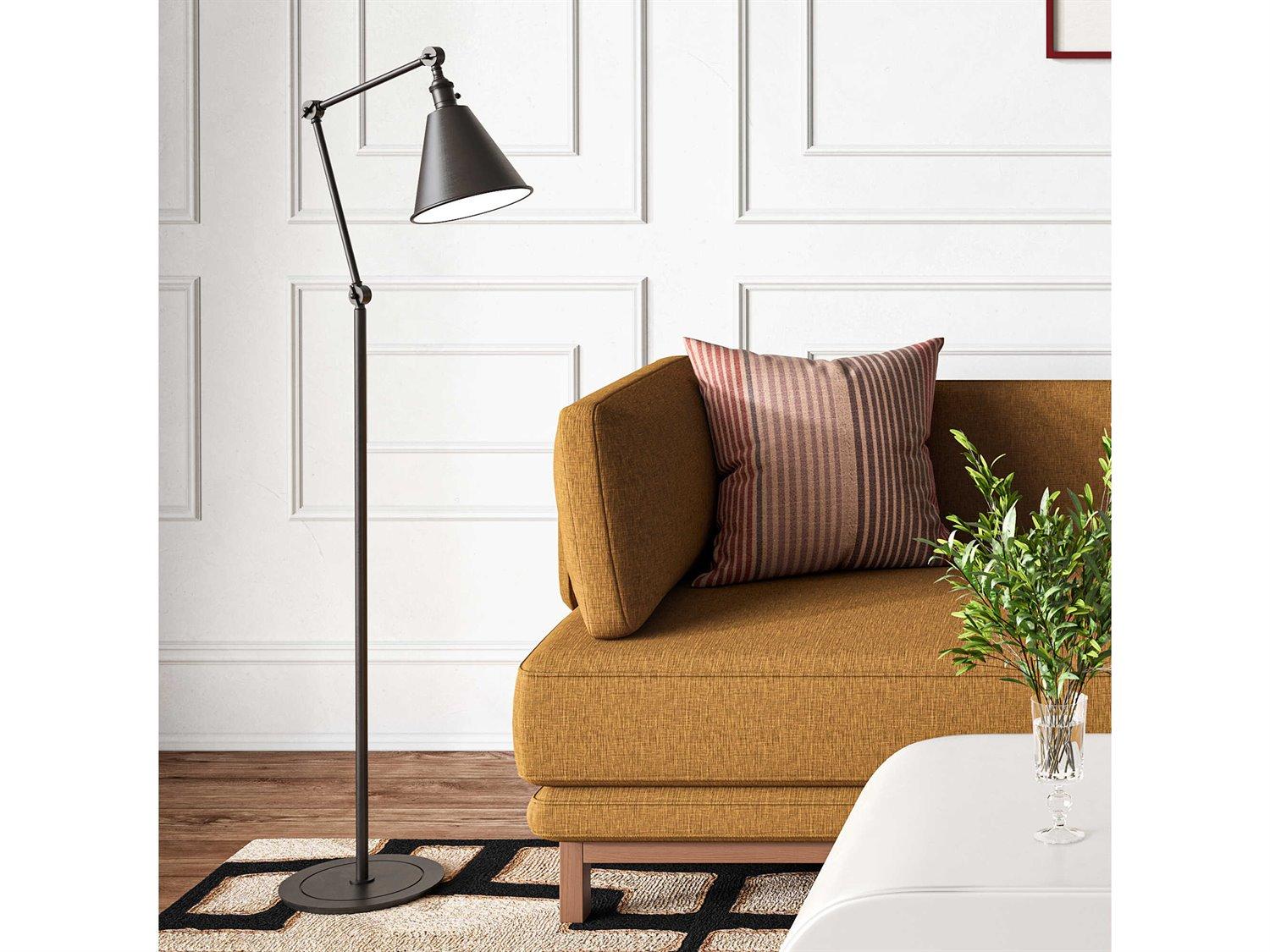 Robert Abbey Alloy Deep Patina Bronze Floor Lamp