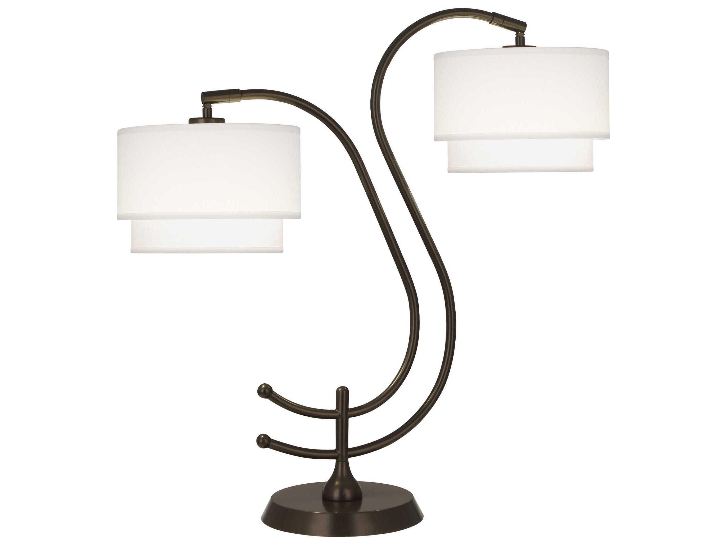 Robert Abbey Charlee Dark Bronze Buffet Lamp