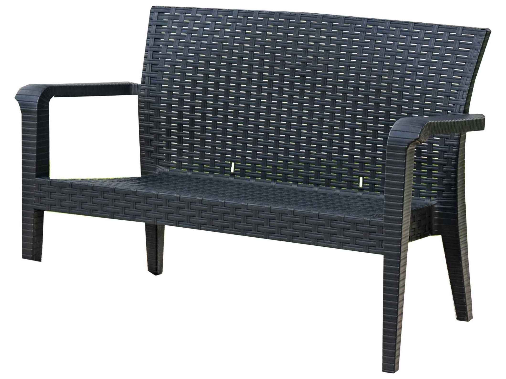Rainbow Outdoor Alaska Anthracite Wicker Lounge Set