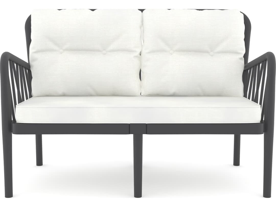 Rainbow Outdoor Gala Resin Anthracite 4 Piece Lounge Set with Cushion