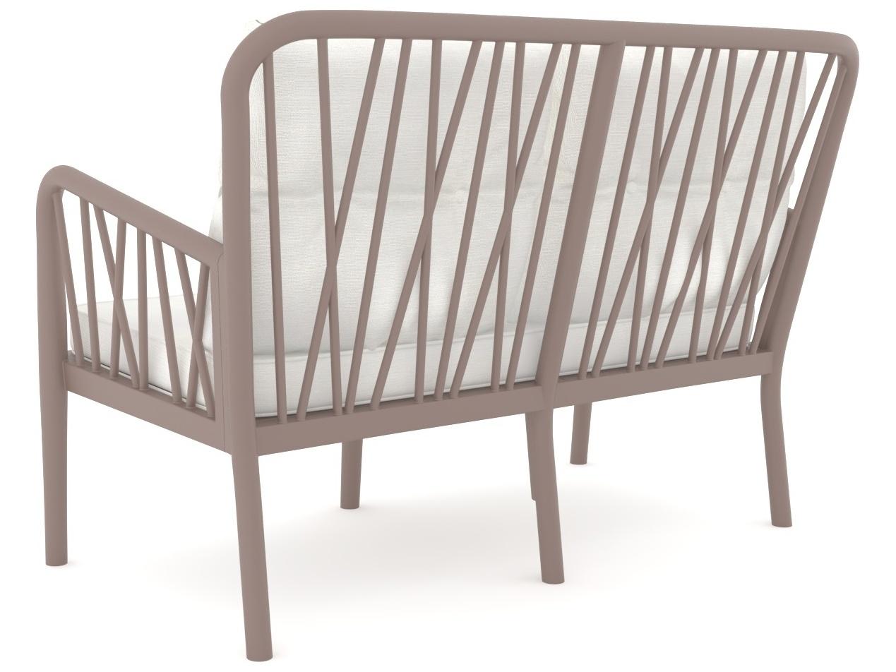 Rainbow Outdoor Gala Cappuccino 4 Piece Lounge Set with Cushion