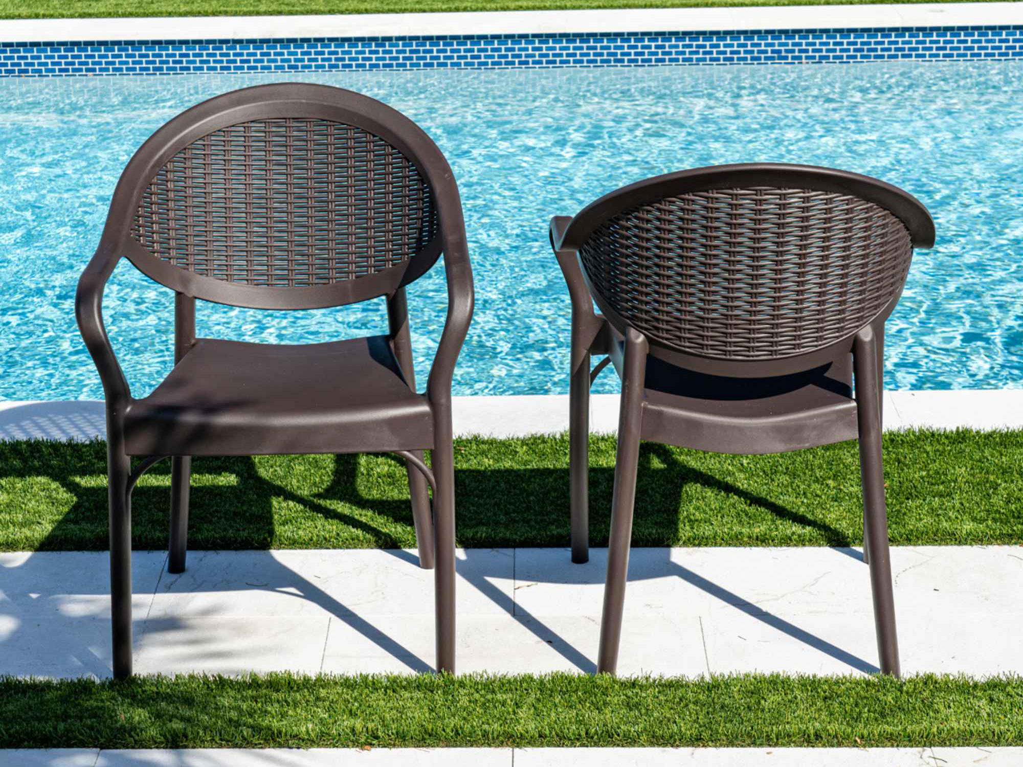 Rainbow Outdoor Mona Polypropylene Dining Chair