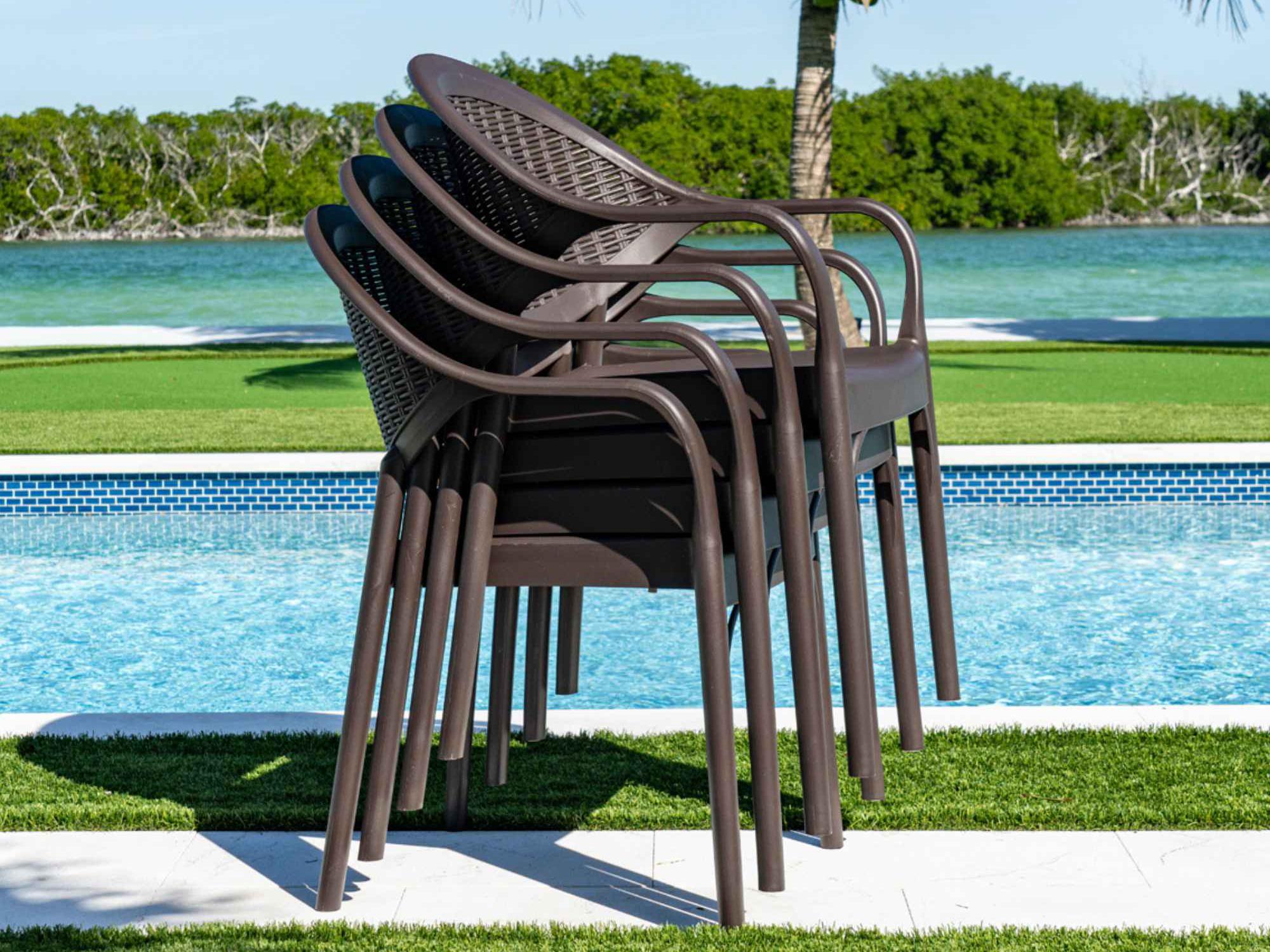 Rainbow Outdoor Mona Polypropylene Dining Chair